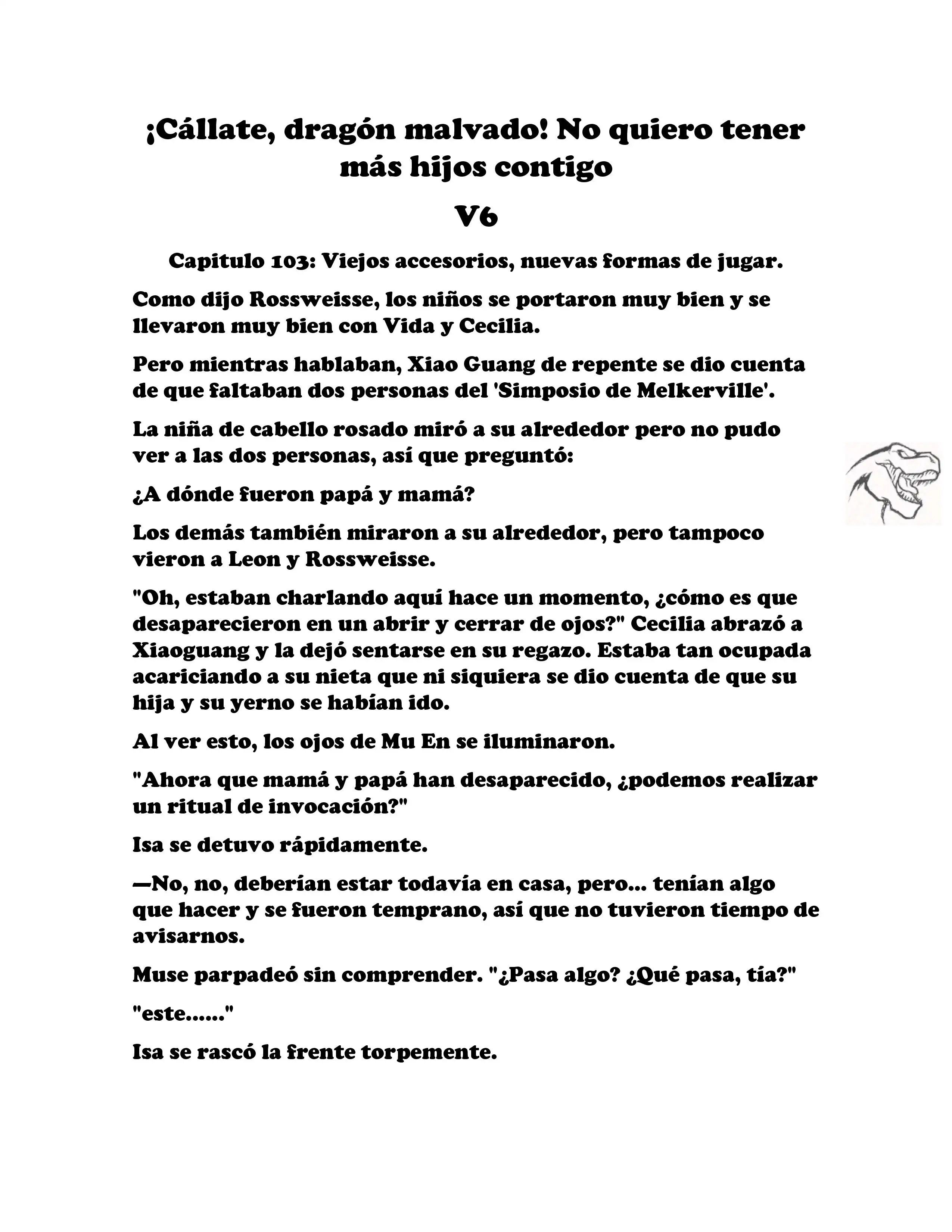 ¡Callate, dragon malvado! No quiero tener mas hijos contigo. (Novela) - Capítulo 785 - Página 2 - LectorTMOo