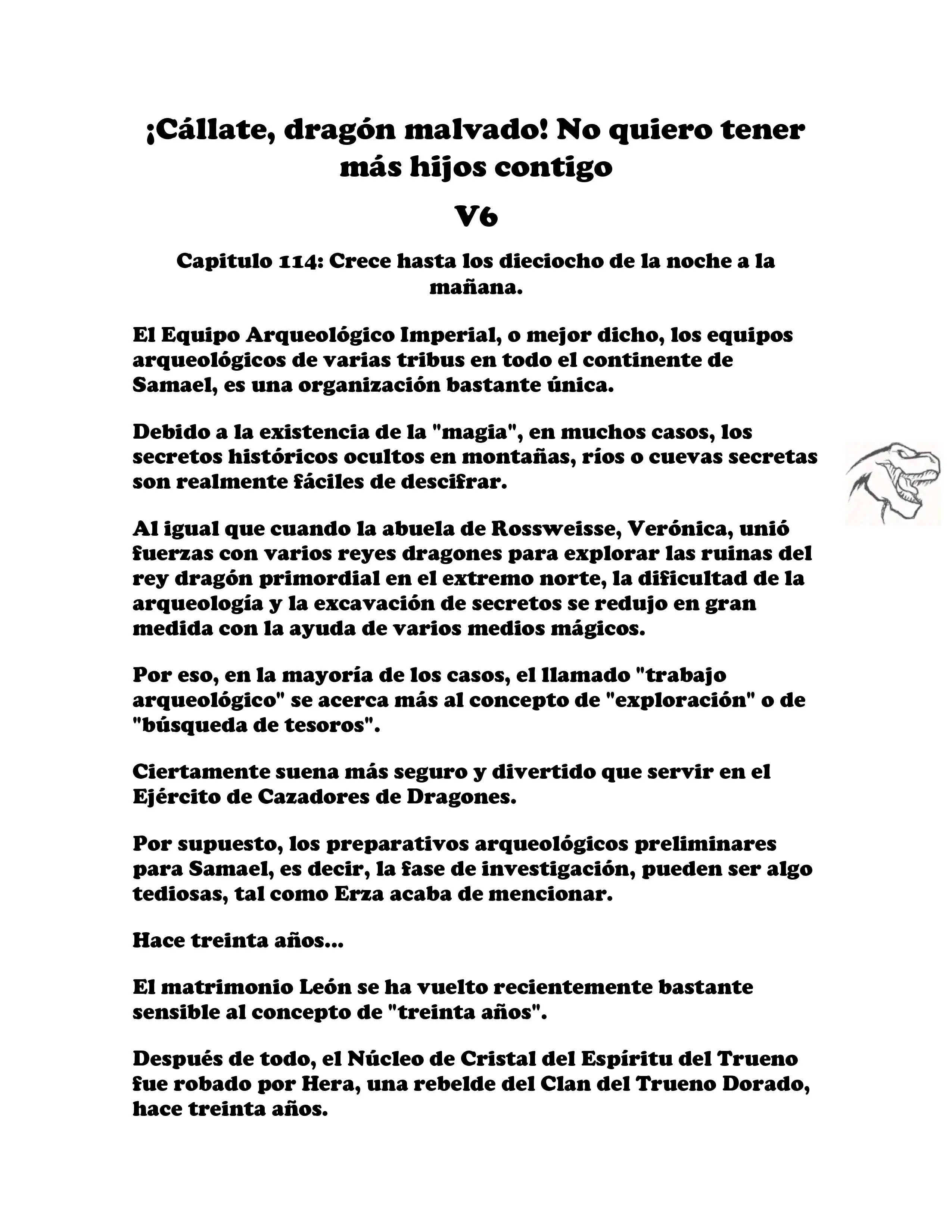¡Callate, dragon malvado! No quiero tener mas hijos contigo. (Novela) - Capítulo 796 - Página 2 - LectorTMOo
