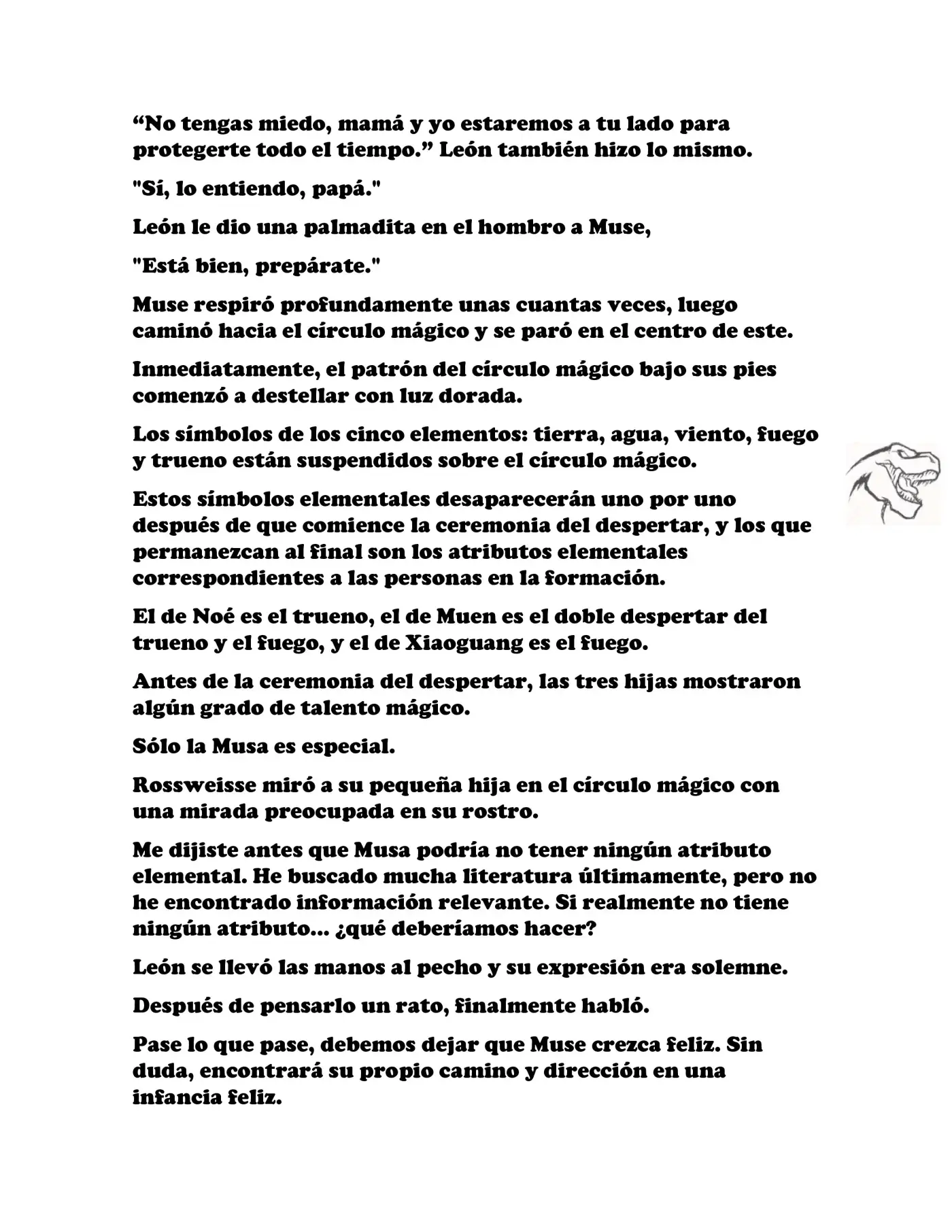 ¡Callate, dragon malvado! No quiero tener mas hijos contigo. (Novela) capítulo 901 página 3