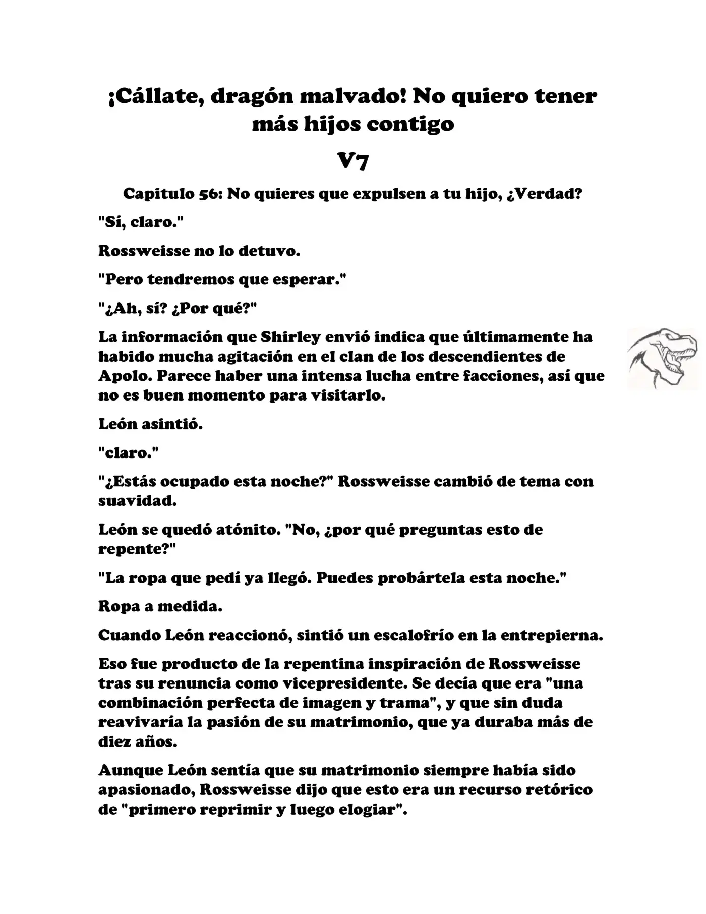 ¡Callate, dragon malvado! No quiero tener mas hijos contigo. (Novela) - Capítulo 908 - Página 2 - LectorTMOo