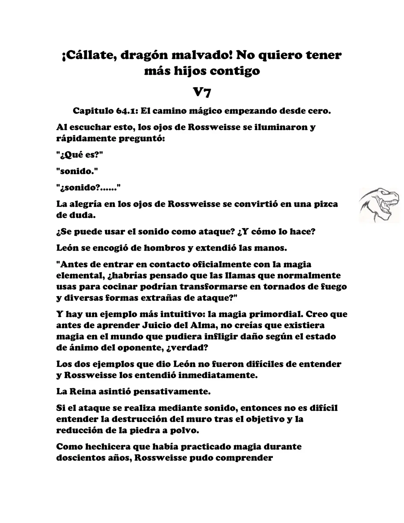 ¡Callate, dragon malvado! No quiero tener mas hijos contigo. (Novela) - Capítulo 916 - Página 2 - LectorTMOo