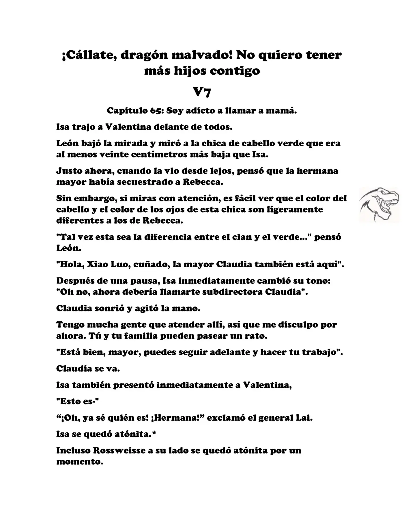¡Callate, dragon malvado! No quiero tener mas hijos contigo. (Novela) - Capítulo 918 - Página 2 - LectorTMOo