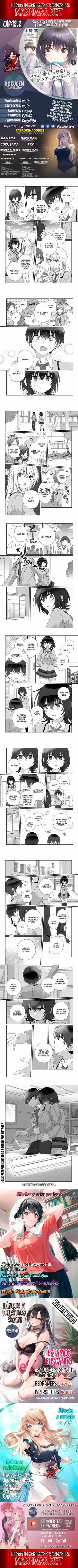 Class de 2-banme ni Kawaii Onnanoko to Tomodachi ni natta - Capítulo 12.2 - Página 1 - LectorTMOo