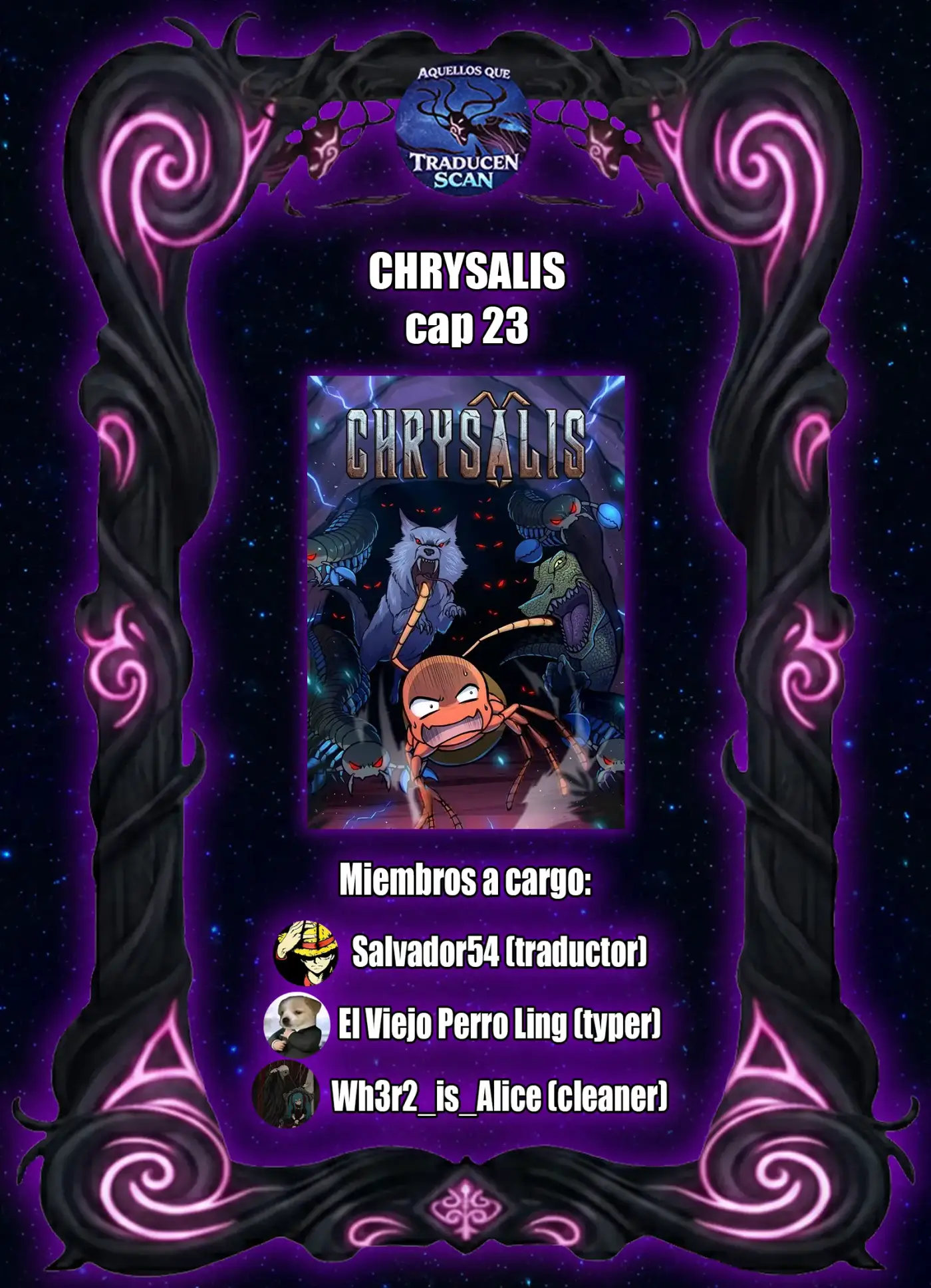 CRISALIDA - Capítulo 23 - Página 1 - LectorTMOo