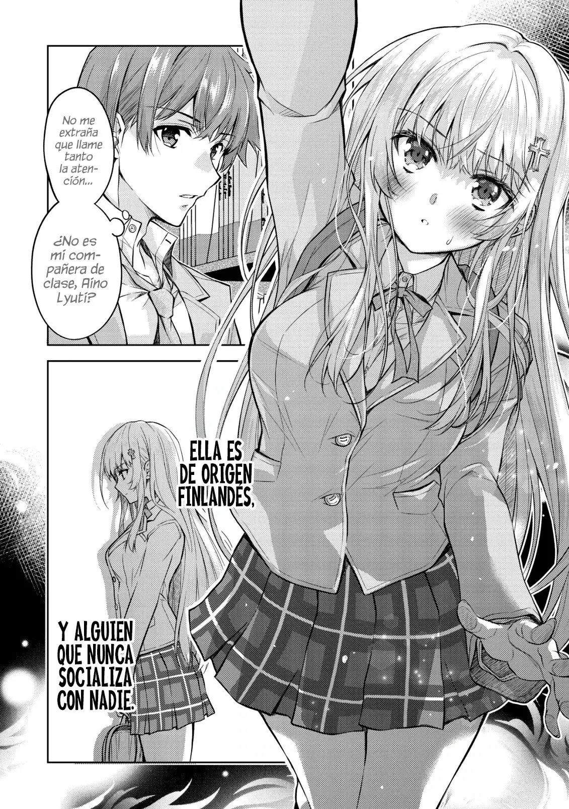 Cuando mi compañera de clase, una hermosa chica nordica, se convirtio en mi prometida, termino volviendose increiblemente dulce y cariñosa - Capítulo 1 - Página 9 - LectorTMOo