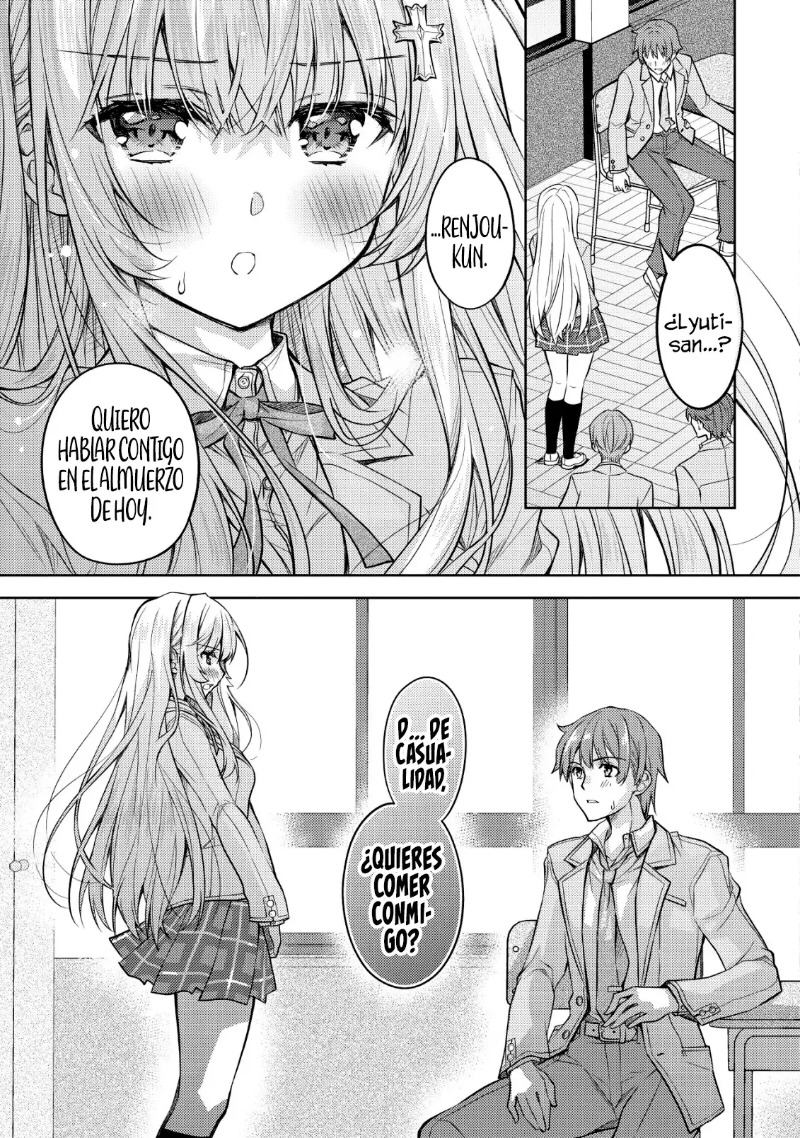 Cuando mi compañera de clase, una hermosa chica nordica, se convirtio en mi prometida, termino volviendose increiblemente dulce y cariñosa - Capítulo 1 - Página 24 - LectorTMOo