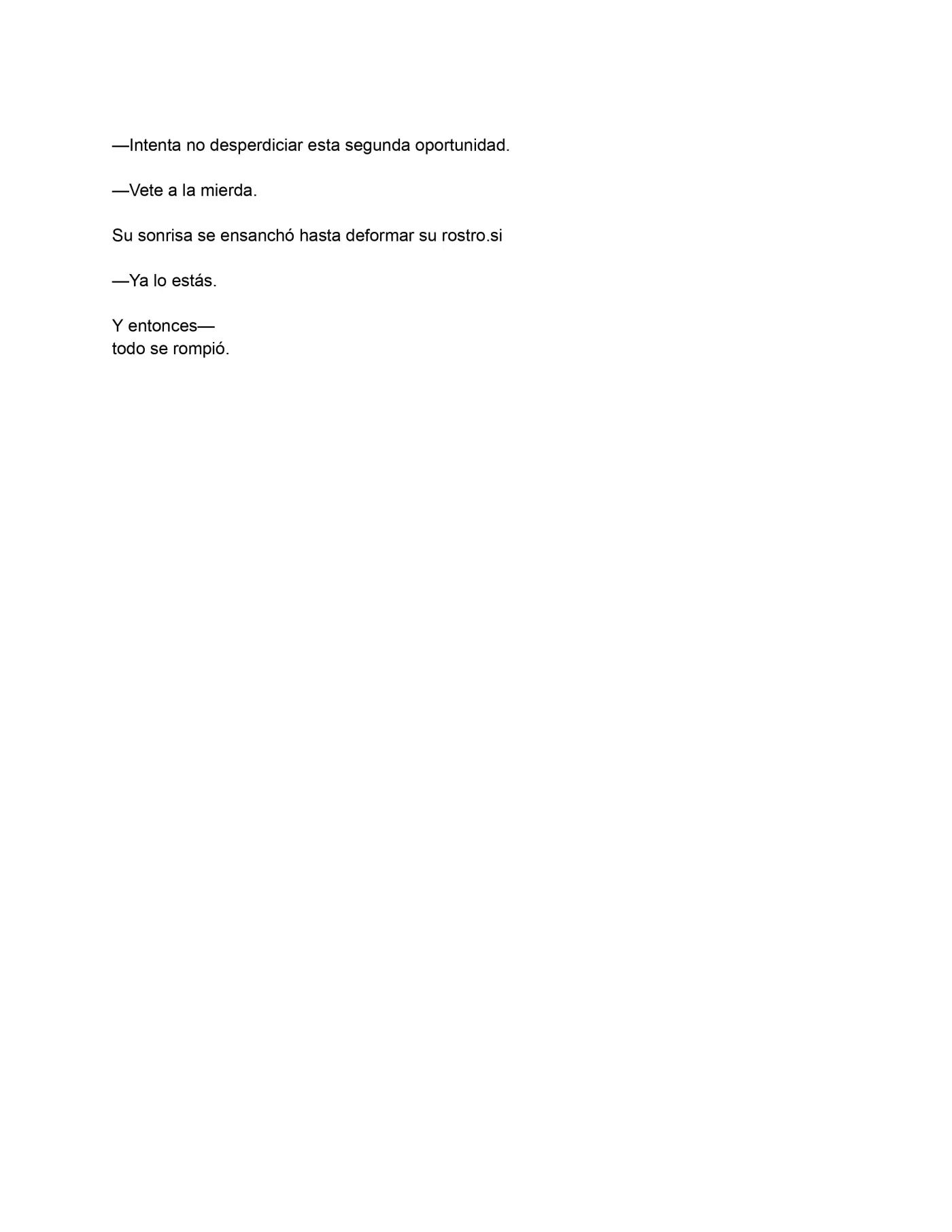 De Vuelta a Mi Vida de Mierda (Novela) - Capítulo 0.5 - Página 5 - LectorTMOo