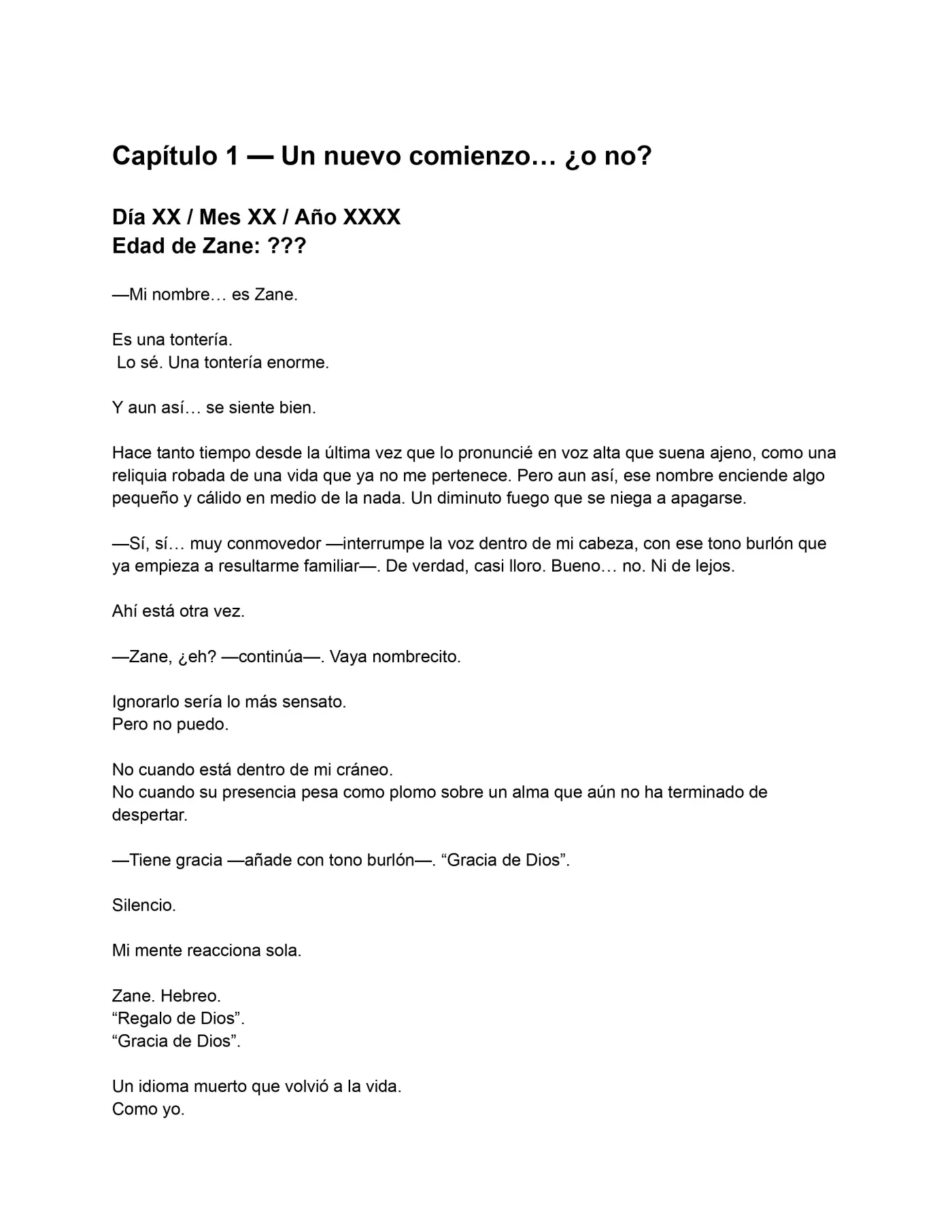 De Vuelta a Mi Vida de Mierda (Novela) - Capítulo 1 - Página 1 - LectorTMOo
