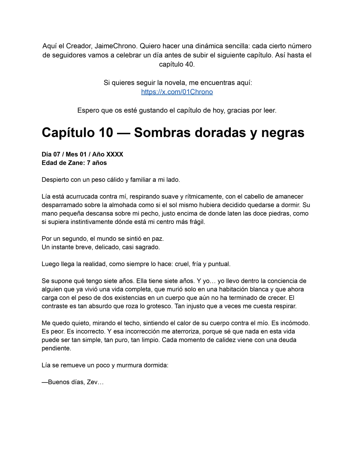 De Vuelta a Mi Vida de Mierda (Novela) - Capítulo 10 - Página 1 - LectorTMOo