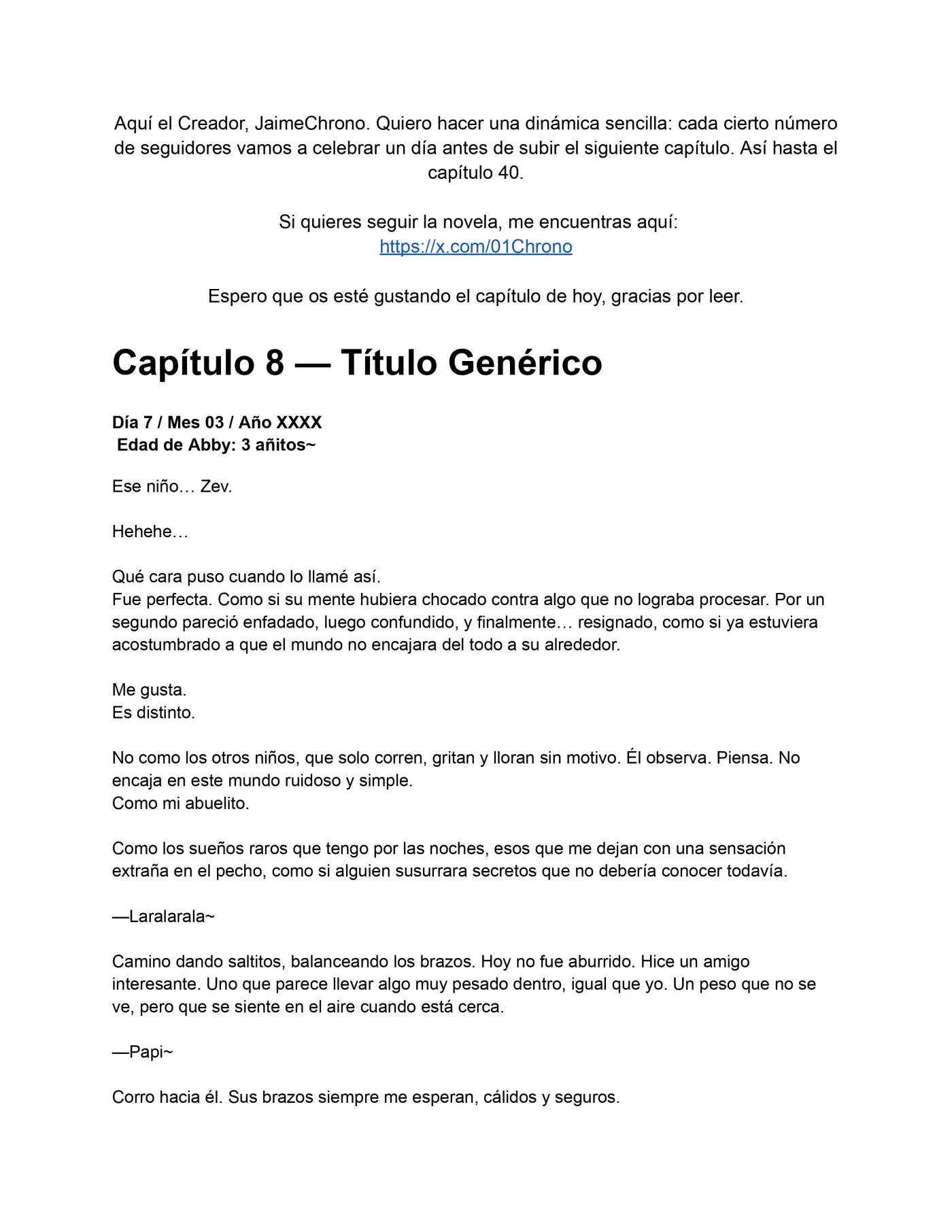 De Vuelta a Mi Vida de Mierda (Novela) - Capítulo 8 - Página 1 - LectorTMOo