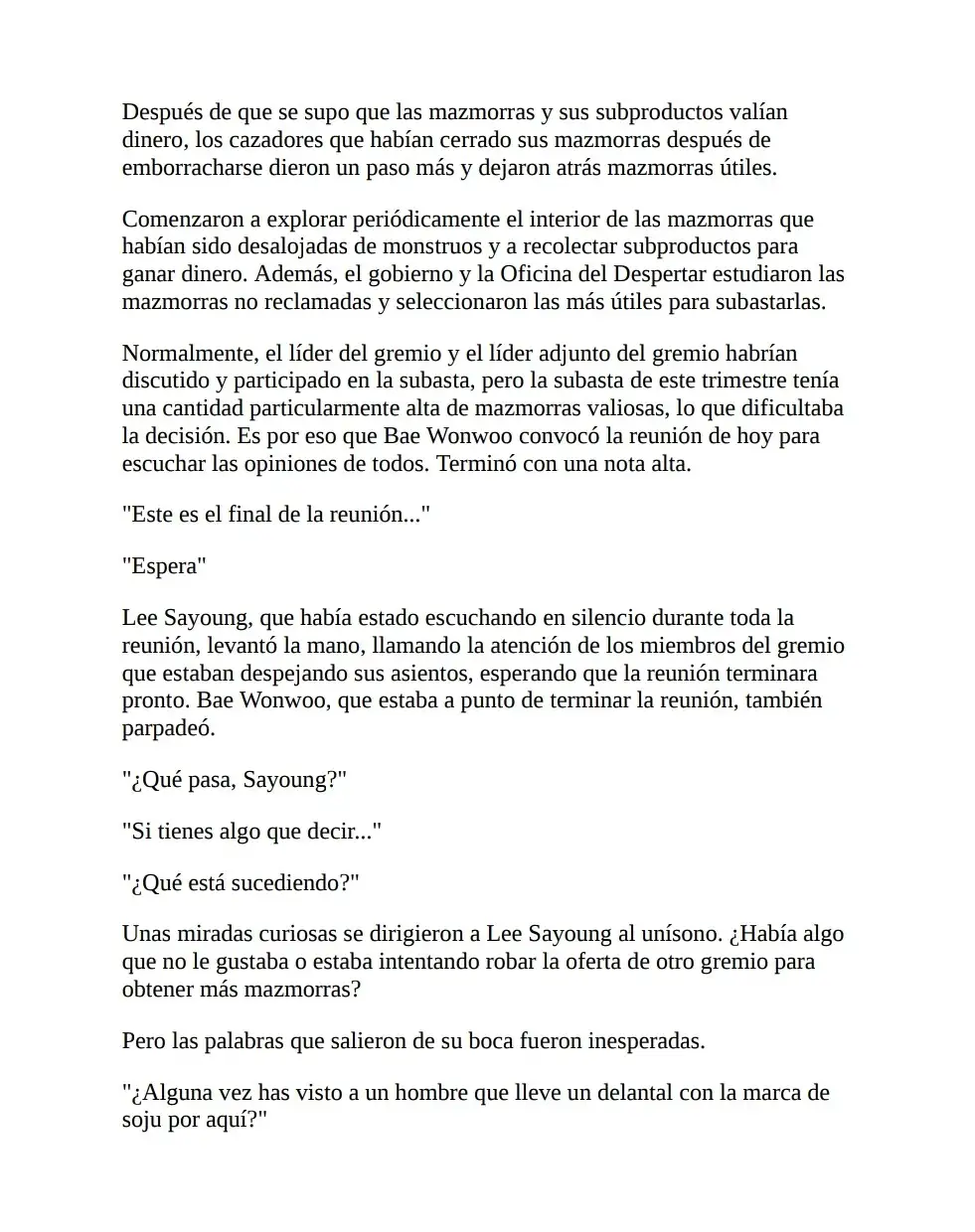 El cazador quiere vivir tranquilamente (Novela) - Capítulo 10 - Página 5 - LectorTMOo