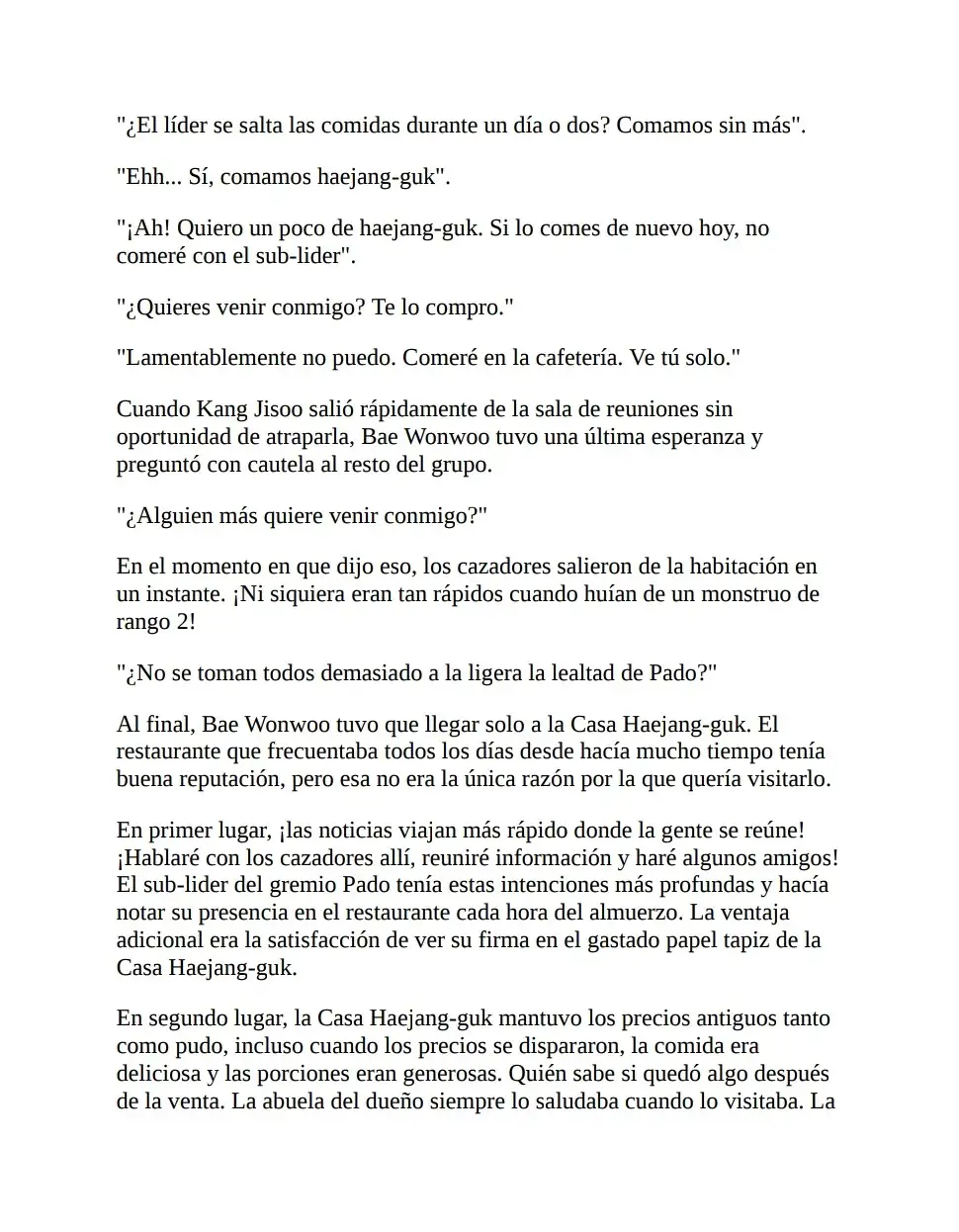 El cazador quiere vivir tranquilamente (Novela) - Capítulo 10 - Página 8 - LectorTMOo
