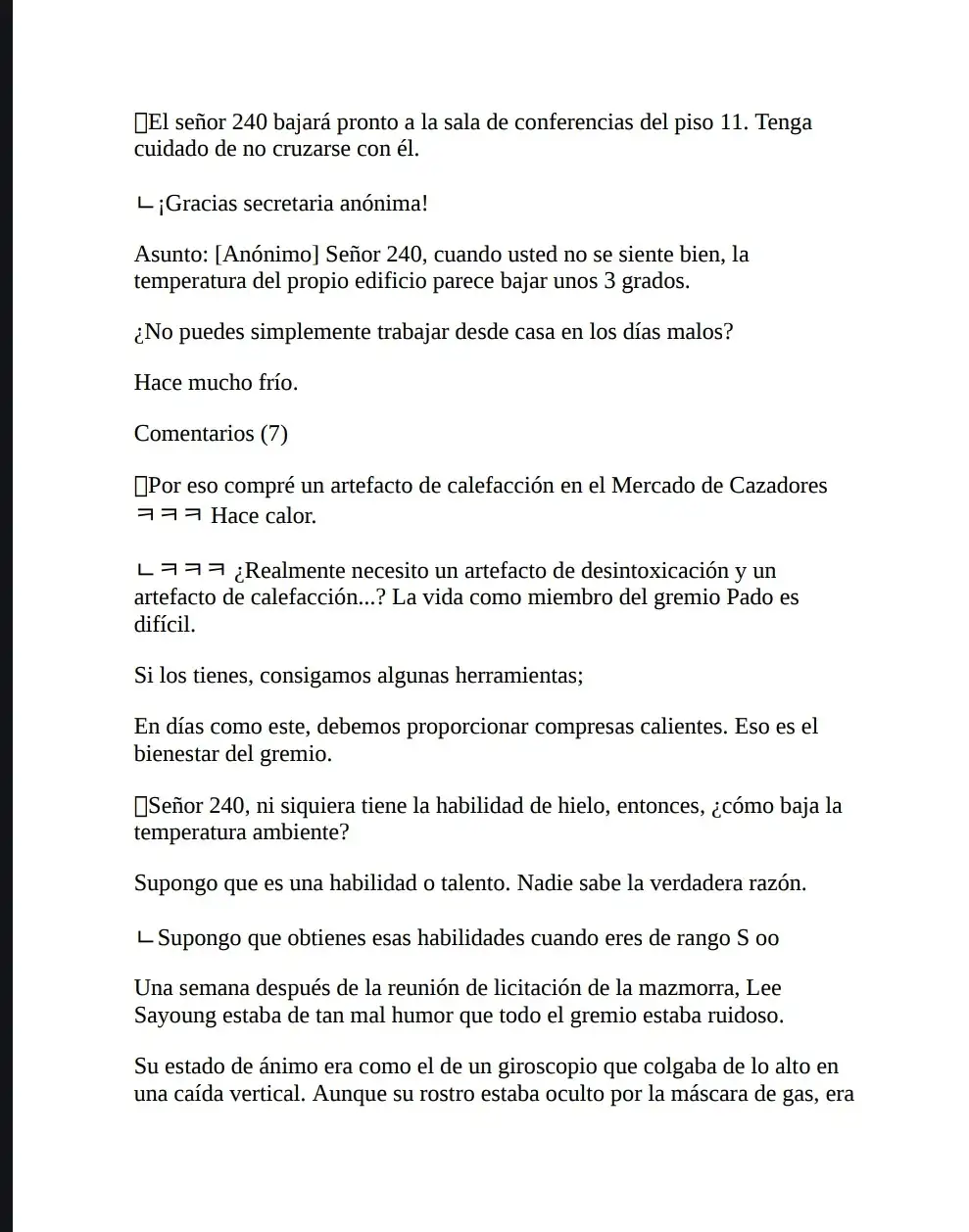 El cazador quiere vivir tranquilamente (Novela) - Capítulo 11 - Página 7 - LectorTMOo