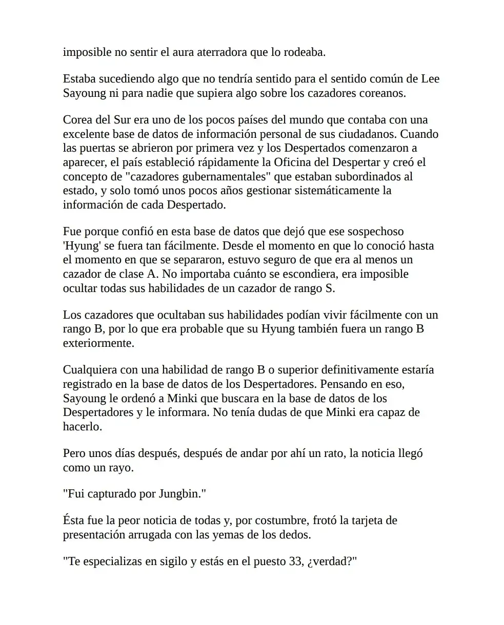El cazador quiere vivir tranquilamente (Novela) - Capítulo 11 - Página 8 - LectorTMOo