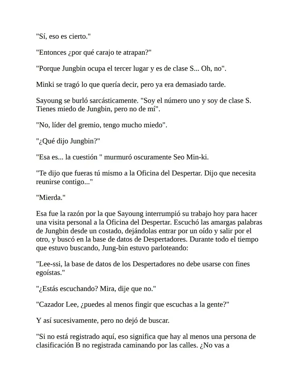 El cazador quiere vivir tranquilamente (Novela) - Capítulo 11 - Página 9 - LectorTMOo