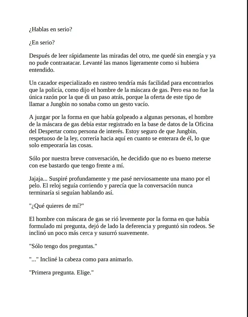 El cazador quiere vivir tranquilamente (Novela) - Capítulo 7 - Página 4 - LectorTMOo