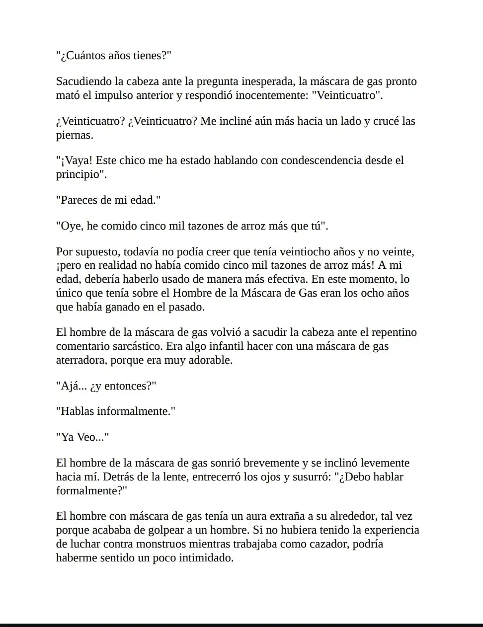 El cazador quiere vivir tranquilamente (Novela) - Capítulo 7 - Página 8 - LectorTMOo