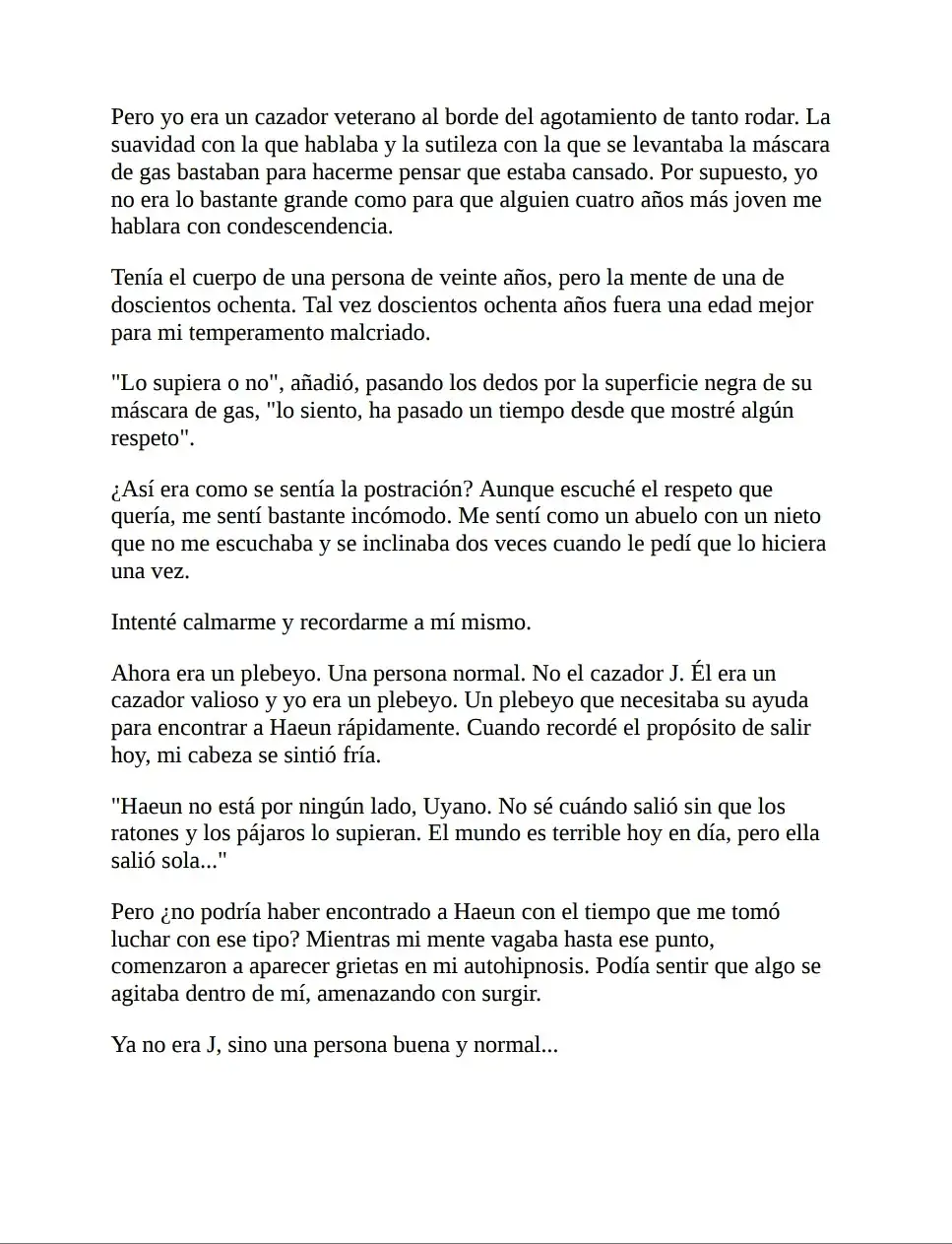 El cazador quiere vivir tranquilamente (Novela) - Capítulo 7 - Página 9 - LectorTMOo