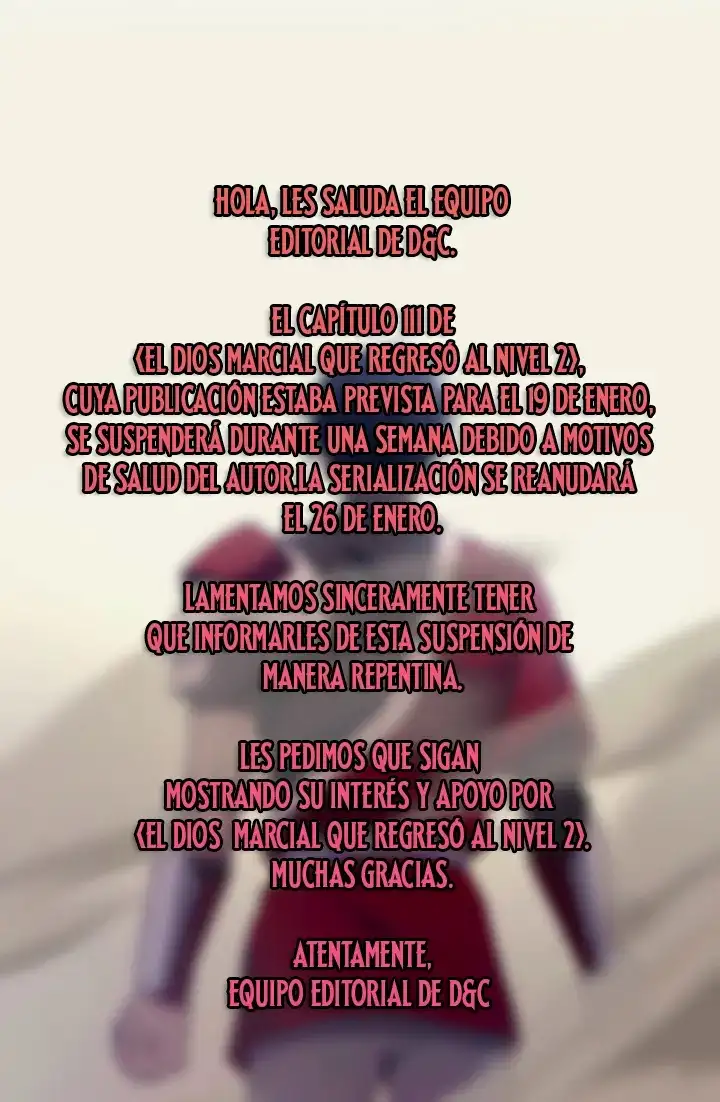 El dios marcial que regreso al nivel 2 - Capítulo 110.5 - Página 1 - LectorTMOo
