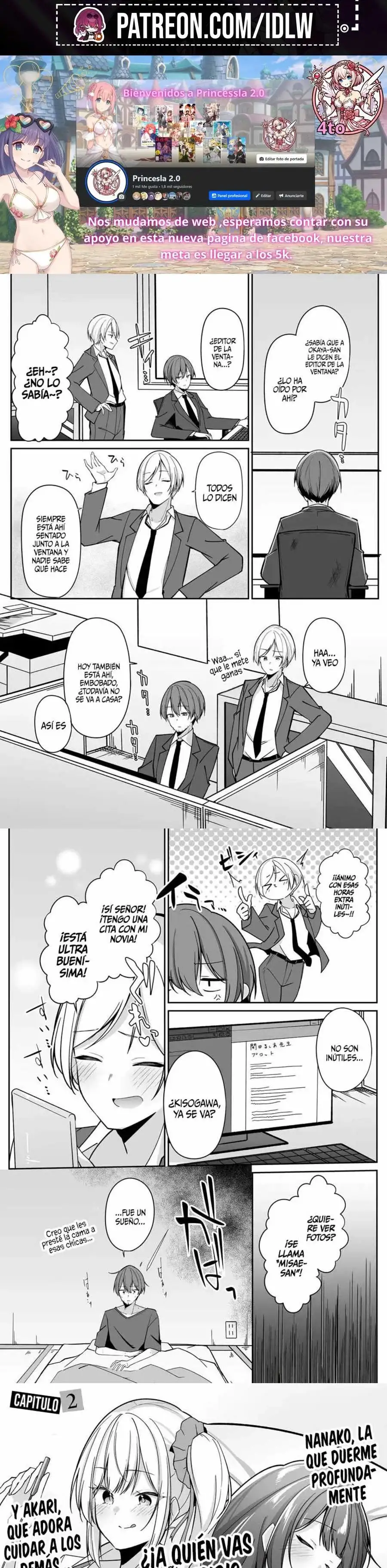 Madogiwa Henshuu to Baka ni Sareta Ore ga, Futago JK to Doukyo suru Koto ni Natta - Capítulo 2.1 - Página 2 - LectorTMOo