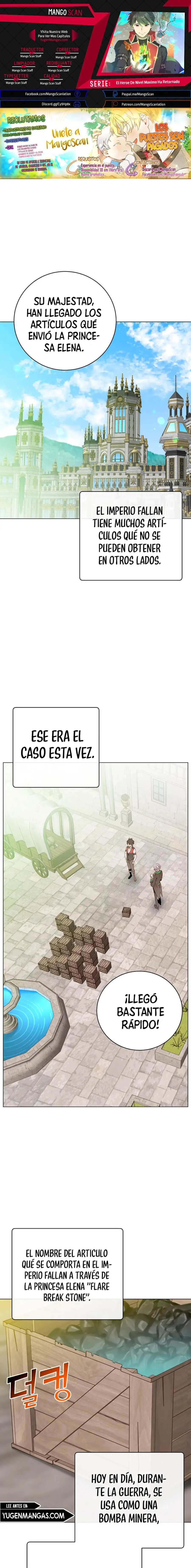 ¡El Heroe De Nivel Maximo Ha Regresado! - Capítulo 145 - Página 1 - LectorTMOo