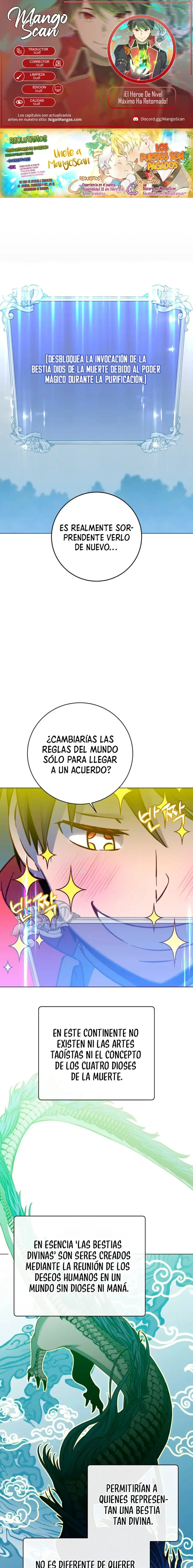 ¡El Heroe De Nivel Maximo Ha Regresado! - Capítulo 169 - Página 1 - LectorTMOo
