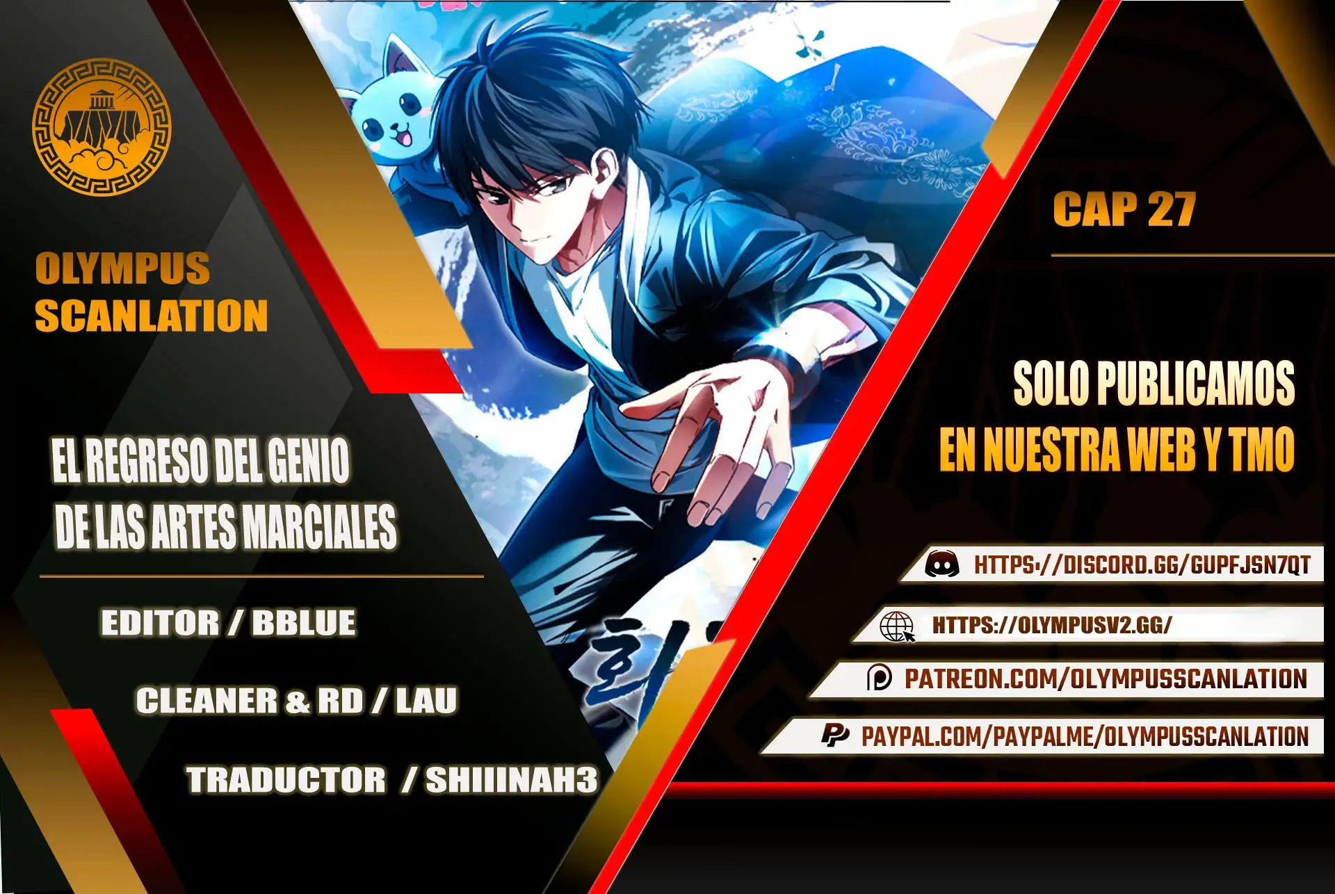 EL REGRESO DEL GENIO DE LAS ARTES MARCIALES - Capítulo 27 - Página 1 - LectorTMOo