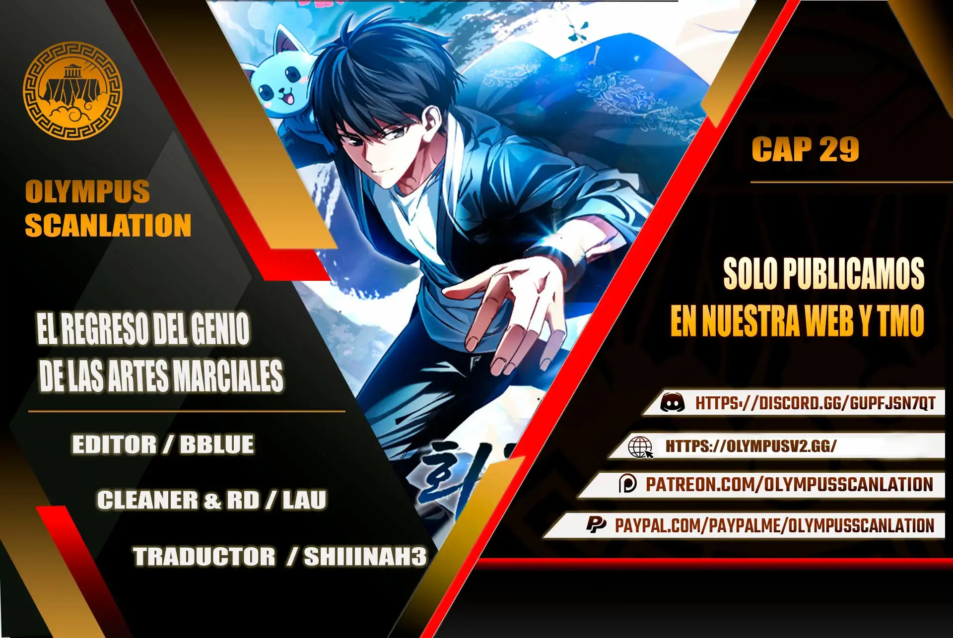 EL REGRESO DEL GENIO DE LAS ARTES MARCIALES - Capítulo 29 - Página 1 - LectorTMOo