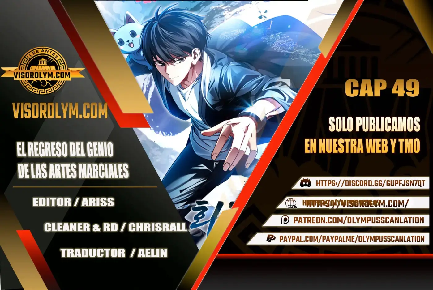 EL REGRESO DEL GENIO DE LAS ARTES MARCIALES - Capítulo 49 - Página 1 - LectorTMOo