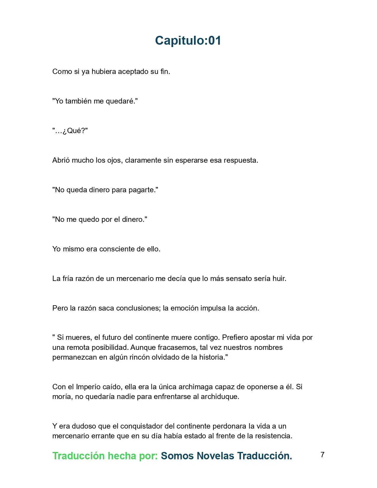 El Yerno del Mago es un Maestro de la Espada sin Igual (Novela) - Capítulo 1 - Página 7 - LectorTMOo