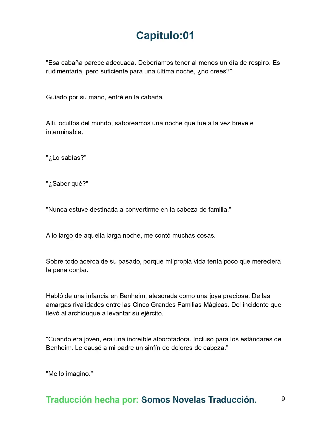 El Yerno del Mago es un Maestro de la Espada sin Igual (Novela) - Capítulo 1 - Página 9 - LectorTMOo