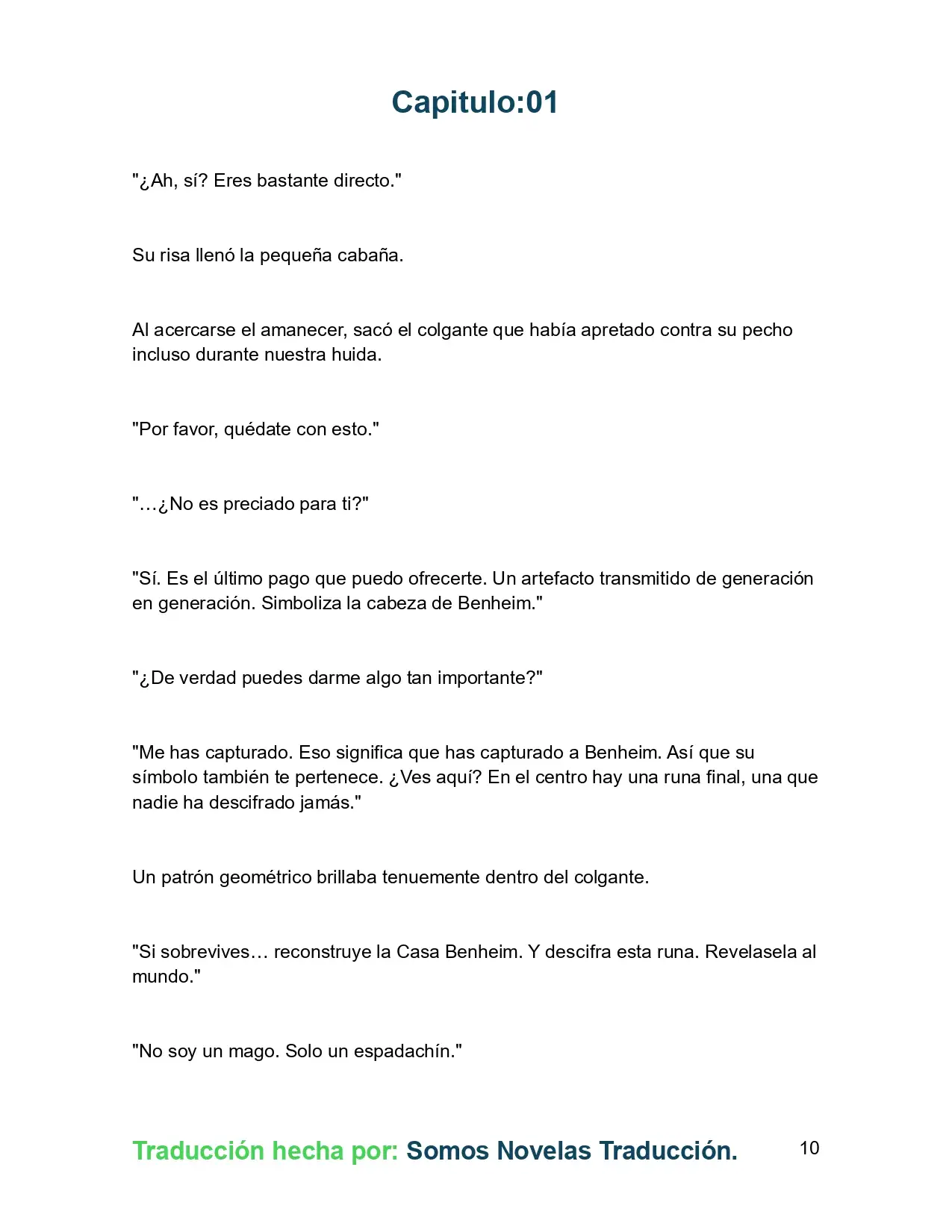 El Yerno del Mago es un Maestro de la Espada sin Igual (Novela) - Capítulo 1 - Página 10 - LectorTMOo