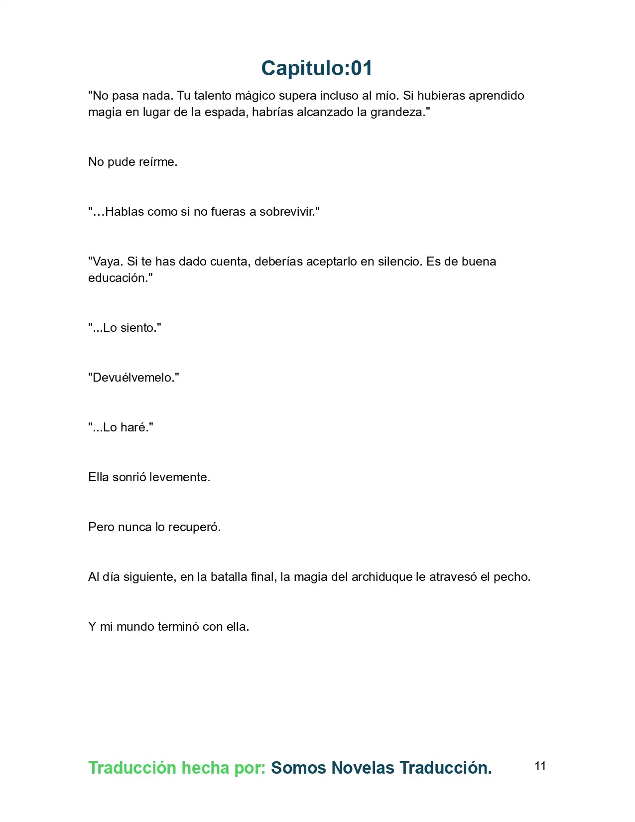 El Yerno del Mago es un Maestro de la Espada sin Igual (Novela) - Capítulo 1 - Página 11 - LectorTMOo
