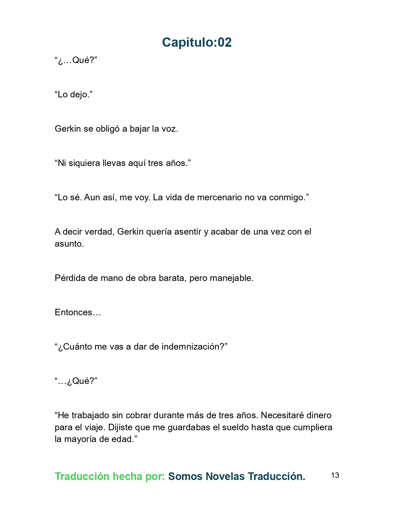 El Yerno del Mago es un Maestro de la Espada sin Igual (Novela) - Capítulo 2 - Página 13 - LectorTMOo