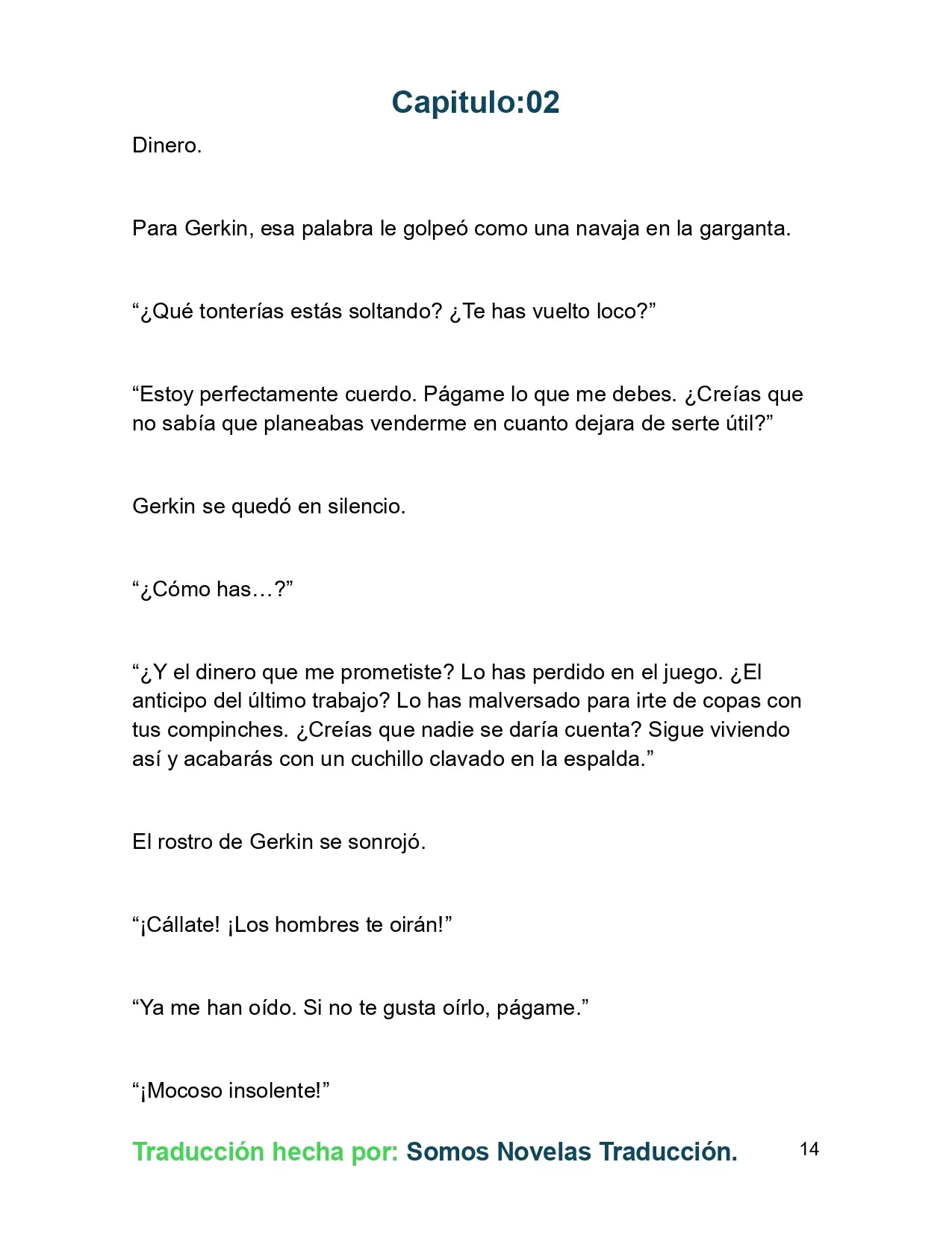 El Yerno del Mago es un Maestro de la Espada sin Igual (Novela) - Capítulo 2 - Página 14 - LectorTMOo