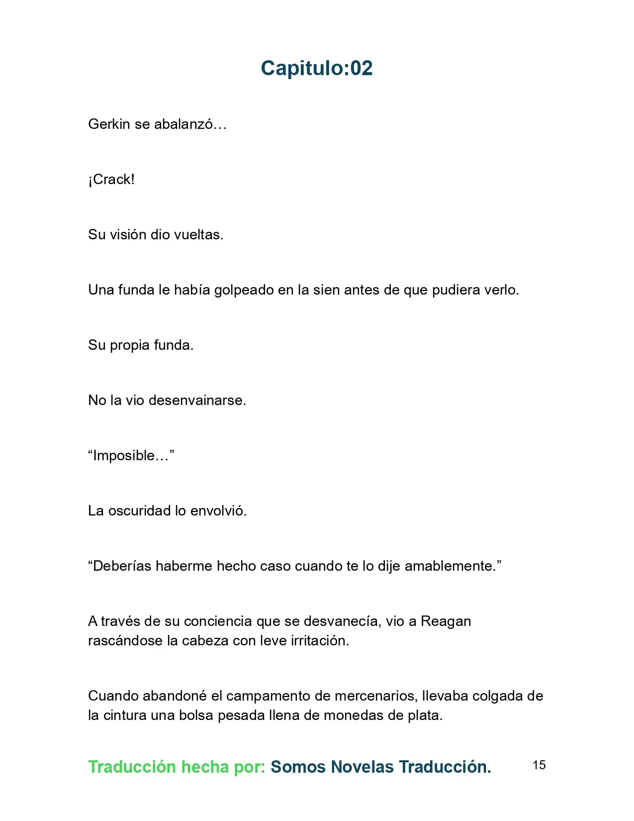 El Yerno del Mago es un Maestro de la Espada sin Igual (Novela) - Capítulo 2 - Página 15 - LectorTMOo