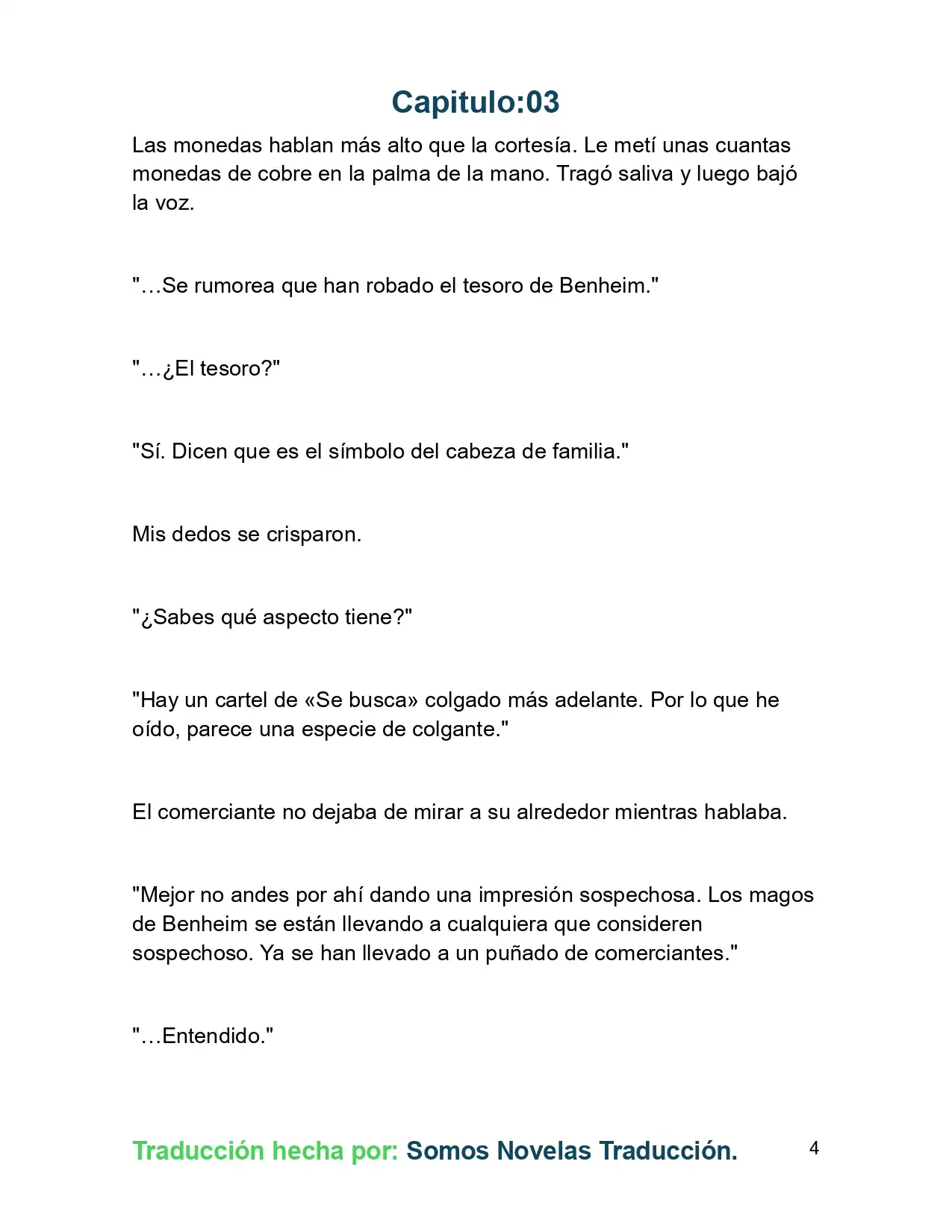 El Yerno del Mago es un Maestro de la Espada sin Igual (Novela) - Capítulo 3 - Página 4 - LectorTMOo
