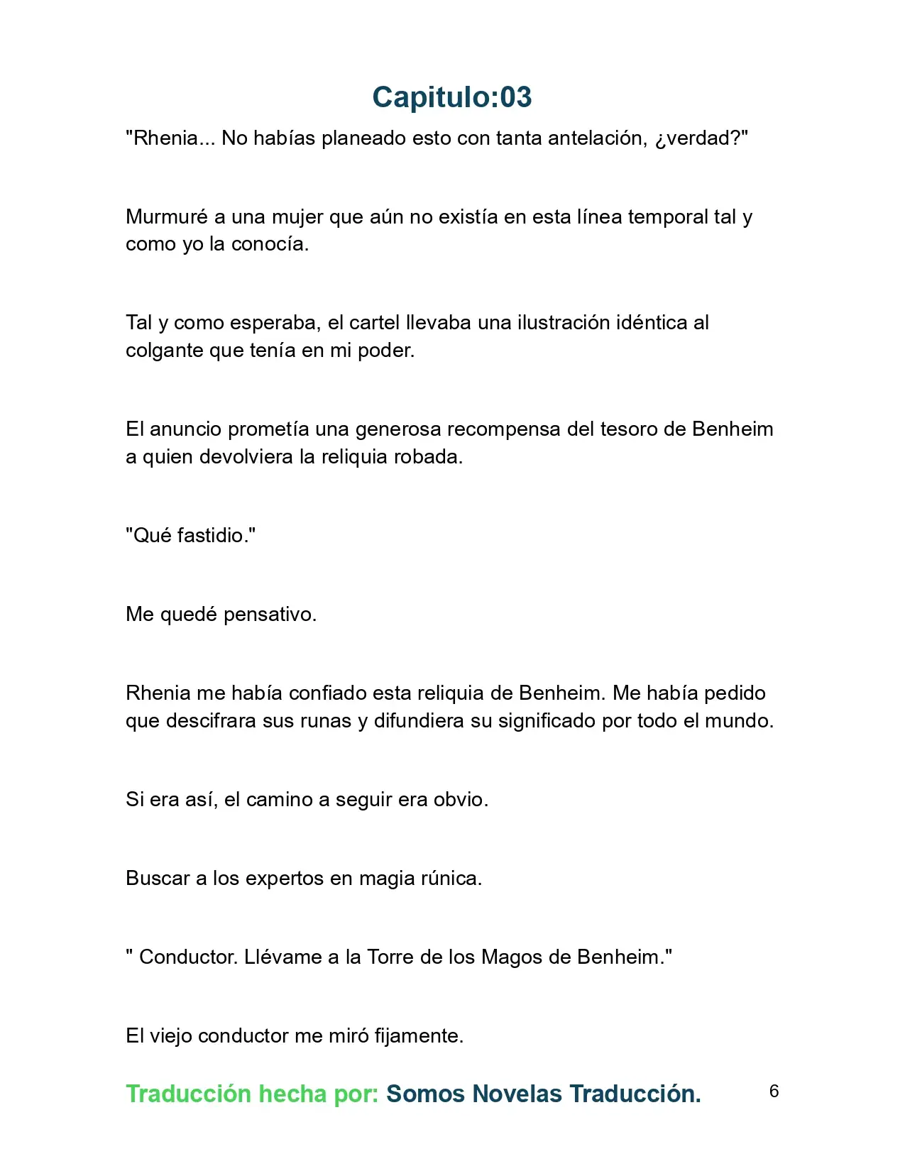 El Yerno del Mago es un Maestro de la Espada sin Igual (Novela) - Capítulo 3 - Página 6 - LectorTMOo