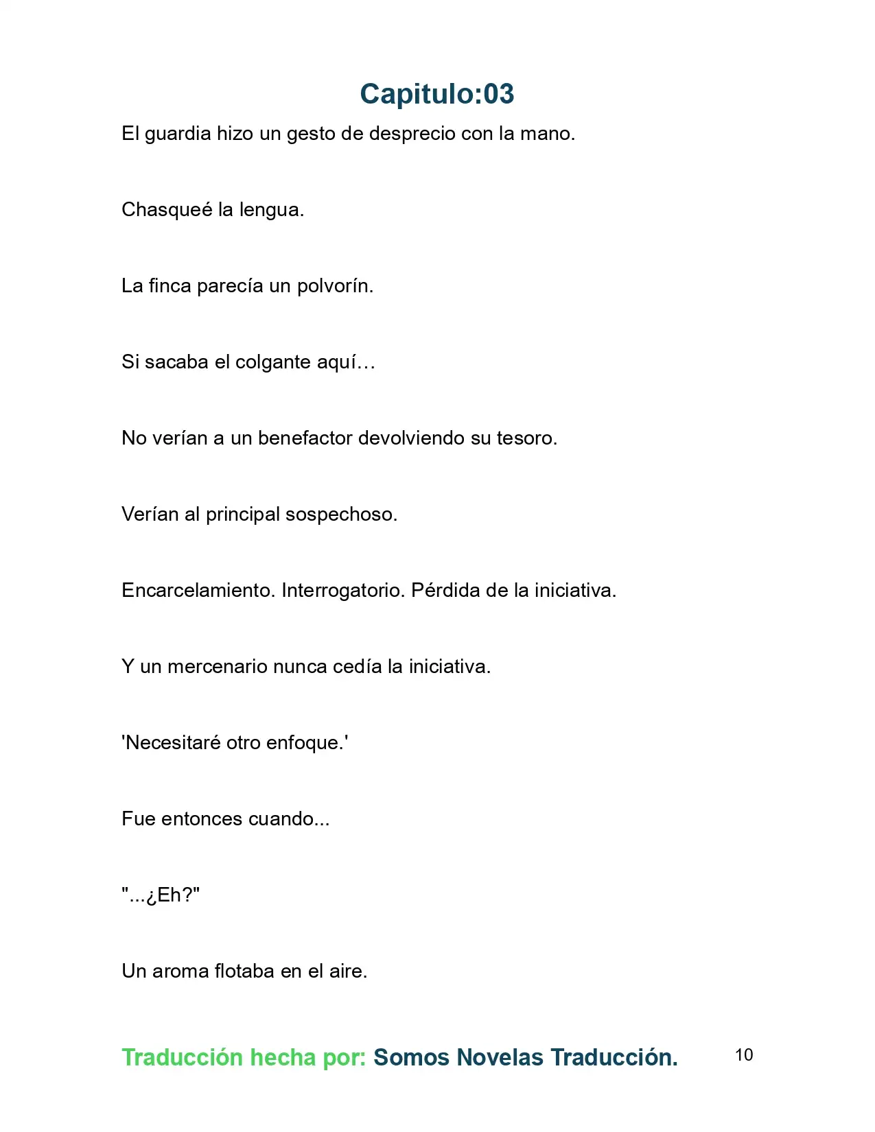 El Yerno del Mago es un Maestro de la Espada sin Igual (Novela) - Capítulo 3 - Página 10 - LectorTMOo