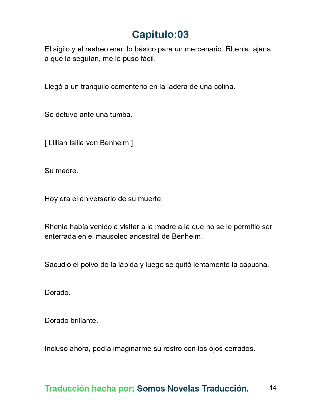 El Yerno del Mago es un Maestro de la Espada sin Igual (Novela) - Capítulo 3 - Página 14 - LectorTMOo