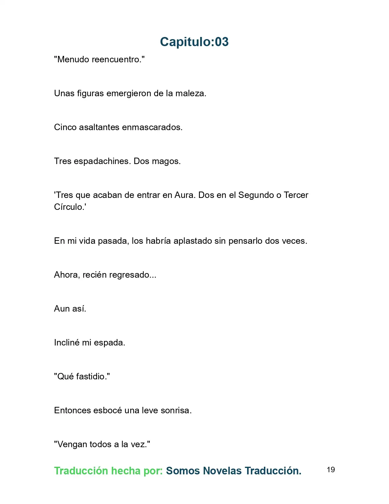 El Yerno del Mago es un Maestro de la Espada sin Igual (Novela) - Capítulo 3 - Página 19 - LectorTMOo