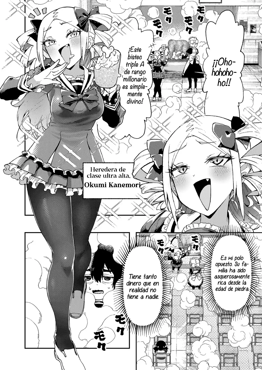 ¡Es mi primera vez~! La Señorita Okumi se la pasa elogiando a su amiga jodida - Capítulo 1 - Página 4 - LectorTMOo