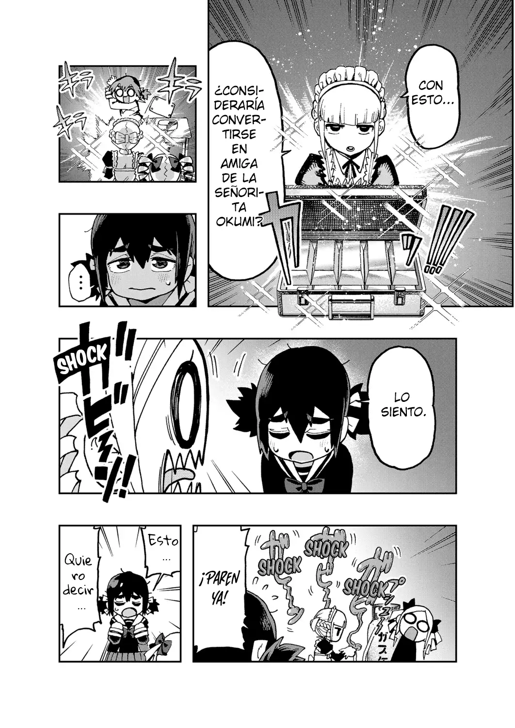 ¡Es mi primera vez~! La Señorita Okumi se la pasa elogiando a su amiga jodida - Capítulo 1 - Página 16 - LectorTMOo