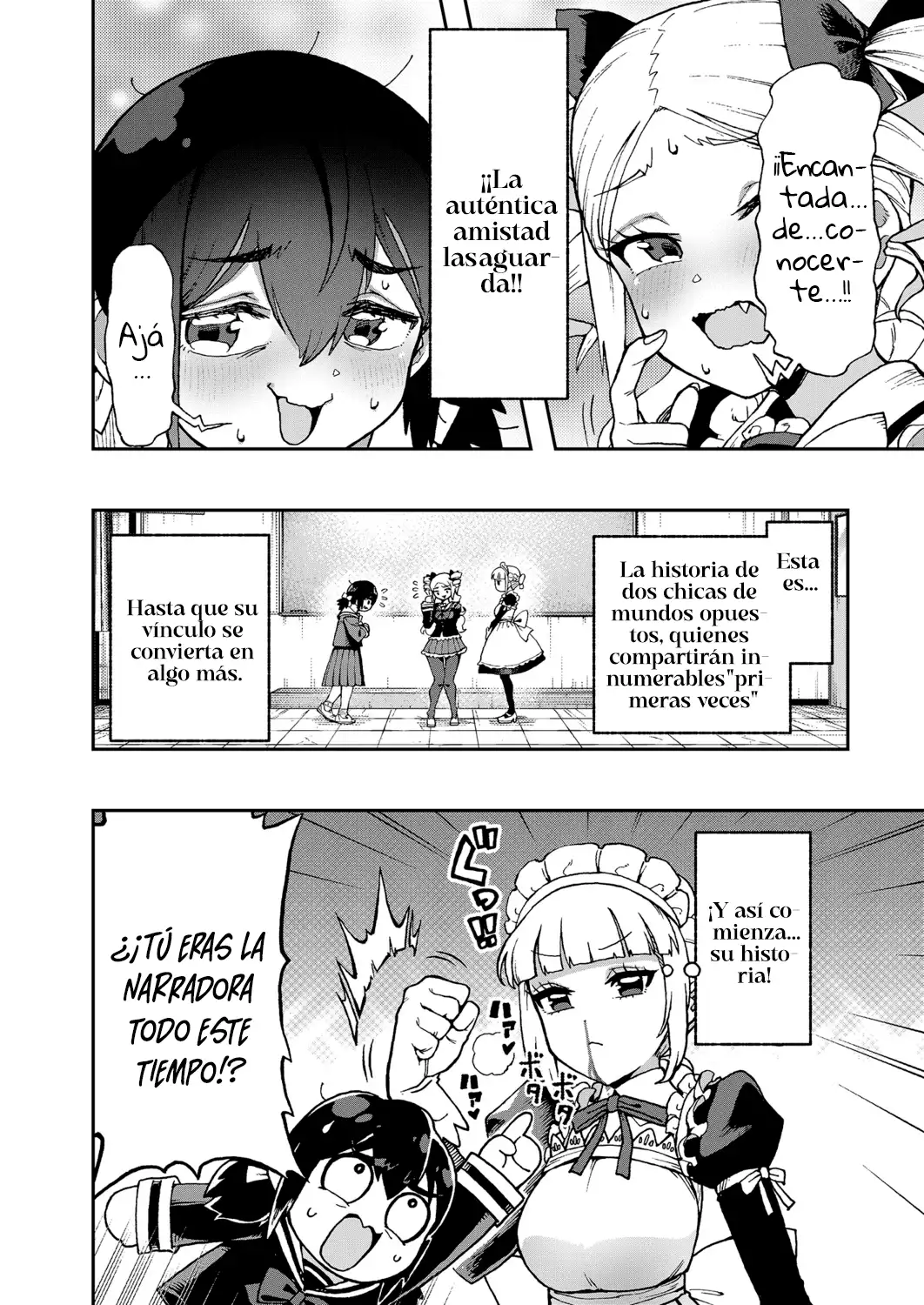 ¡Es mi primera vez~! La Señorita Okumi se la pasa elogiando a su amiga jodida - Capítulo 1 - Página 20 - LectorTMOo