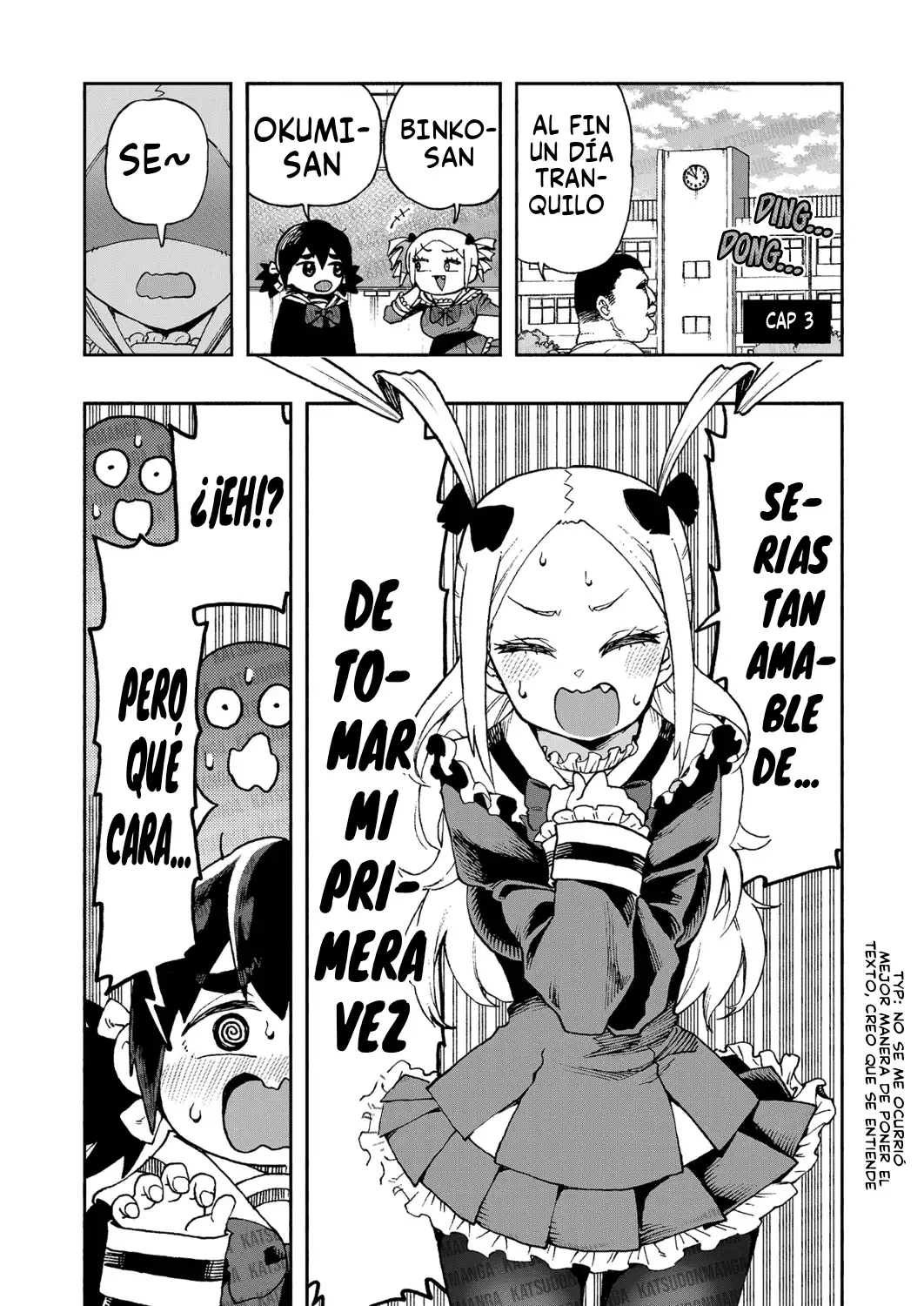 ¡Es mi primera vez~! La Señorita Okumi se la pasa elogiando a su amiga jodida - Capítulo 3 - Página 2 - LectorTMOo