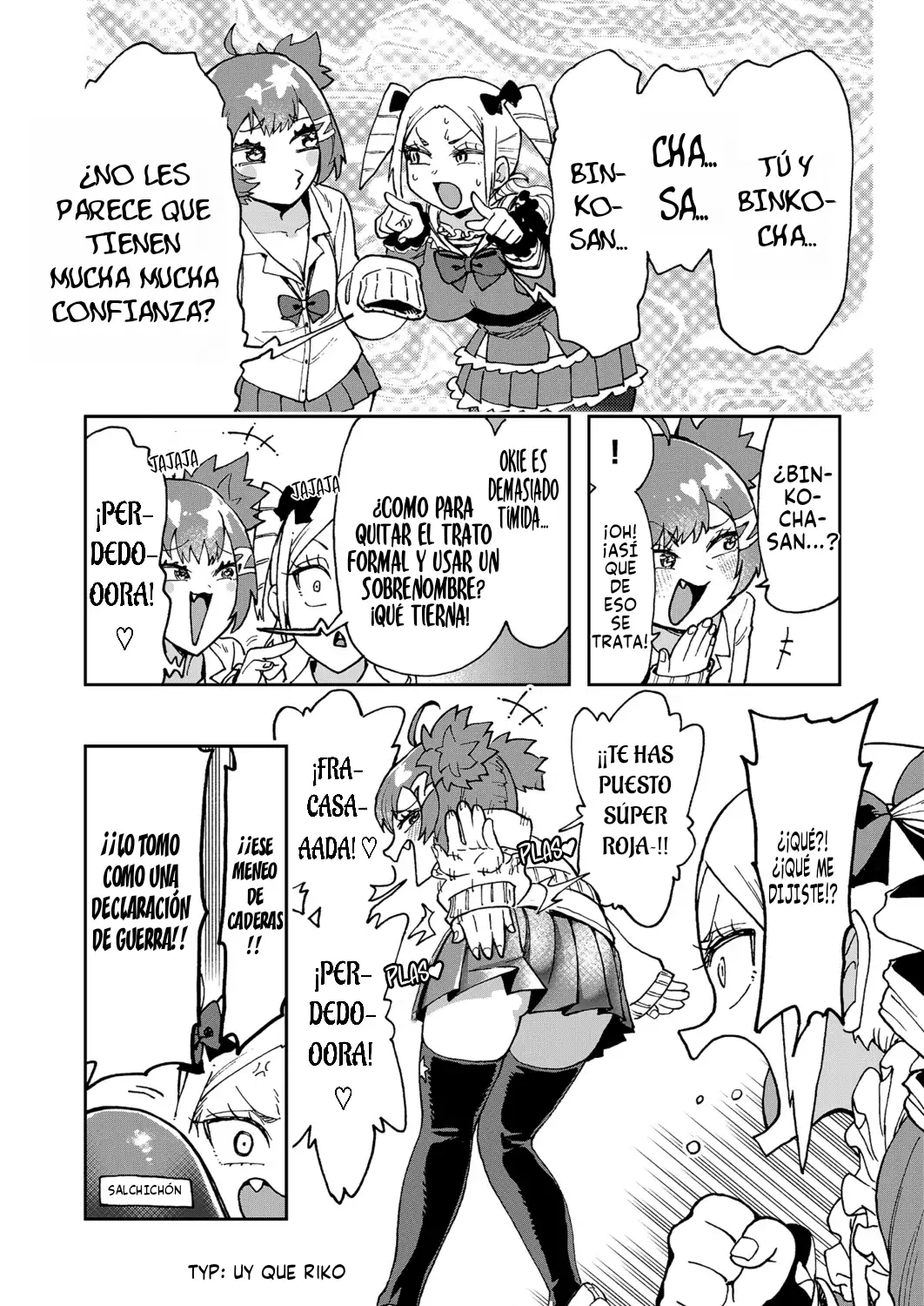 ¡Es mi primera vez~! La Señorita Okumi se la pasa elogiando a su amiga jodida - Capítulo 4 - Página 3 - LectorTMOo