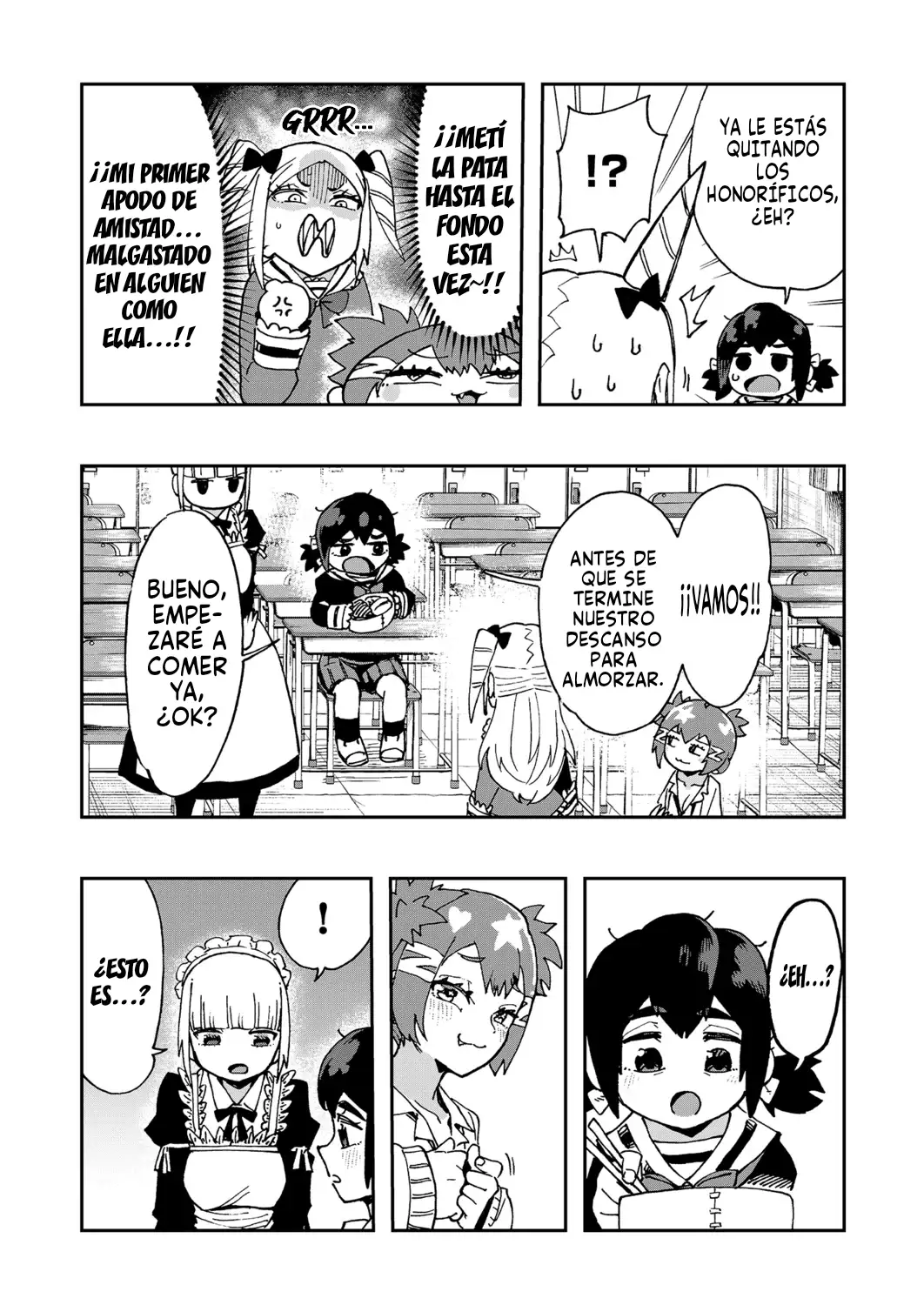 ¡Es mi primera vez~! La Señorita Okumi se la pasa elogiando a su amiga jodida - Capítulo 4 - Página 7 - LectorTMOo