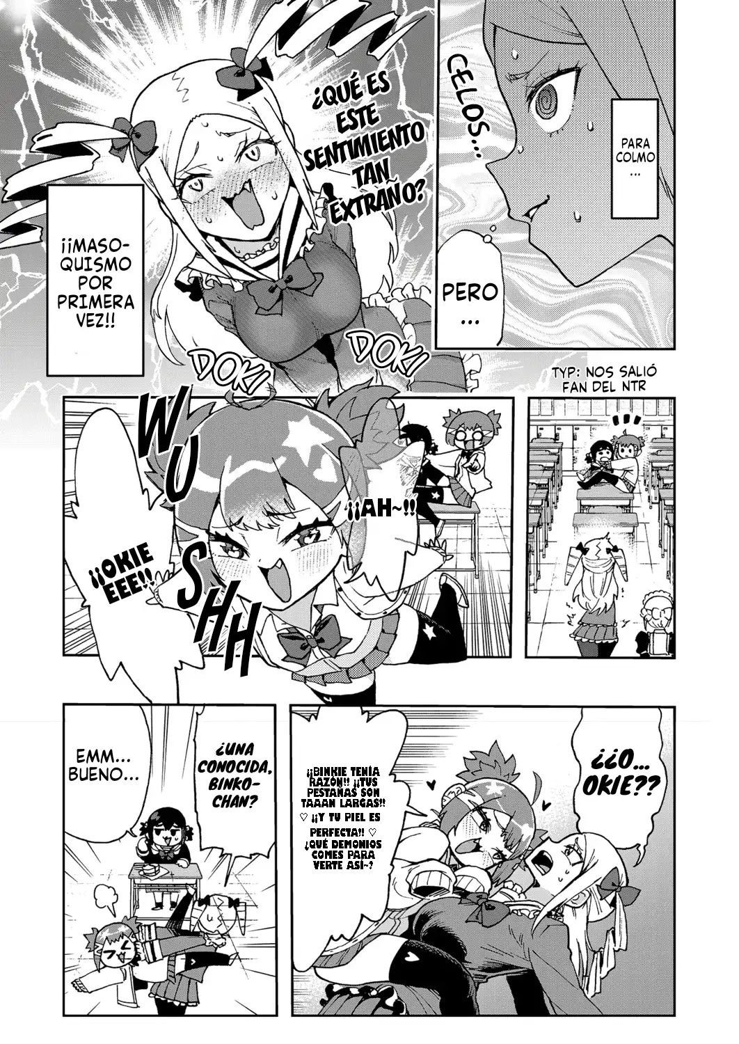 ¡Es mi primera vez~! La Señorita Okumi se la pasa elogiando a su amiga jodida - Capítulo 4 - Página 14 - LectorTMOo