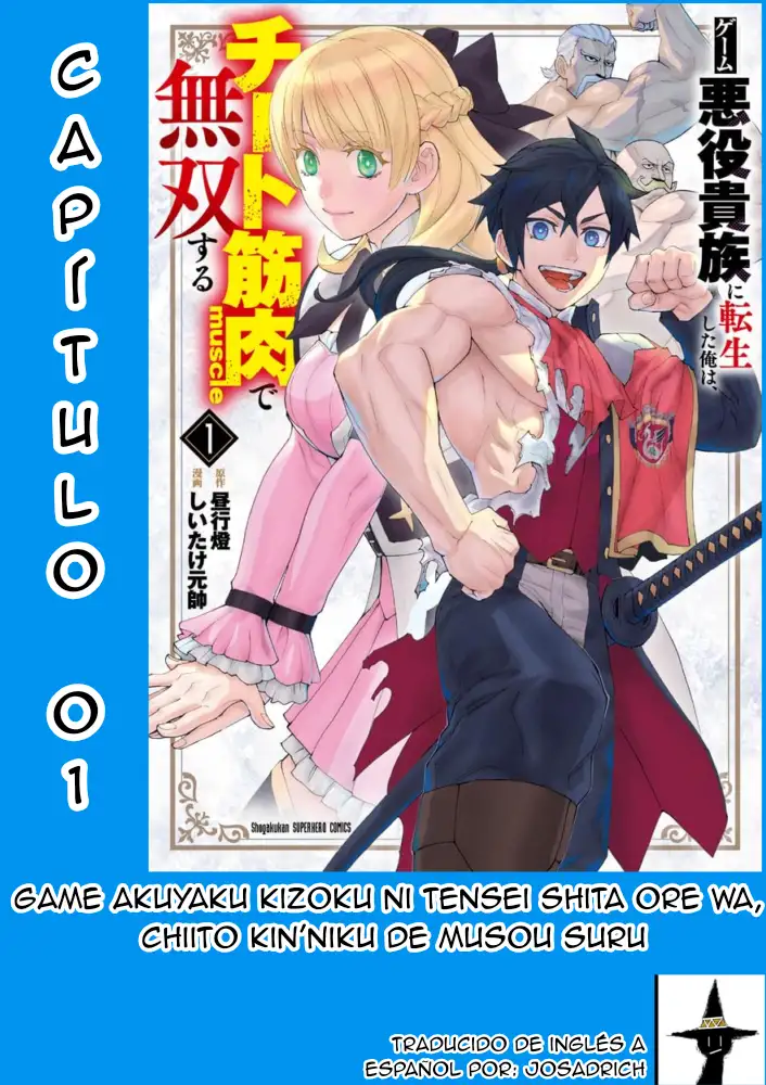 Game Akuyaku Kizoku ni Tensei Shita Ore wa, Chiito Kin'niku de Musou Suru - Capítulo 1 - Página 1 - LectorTMOo