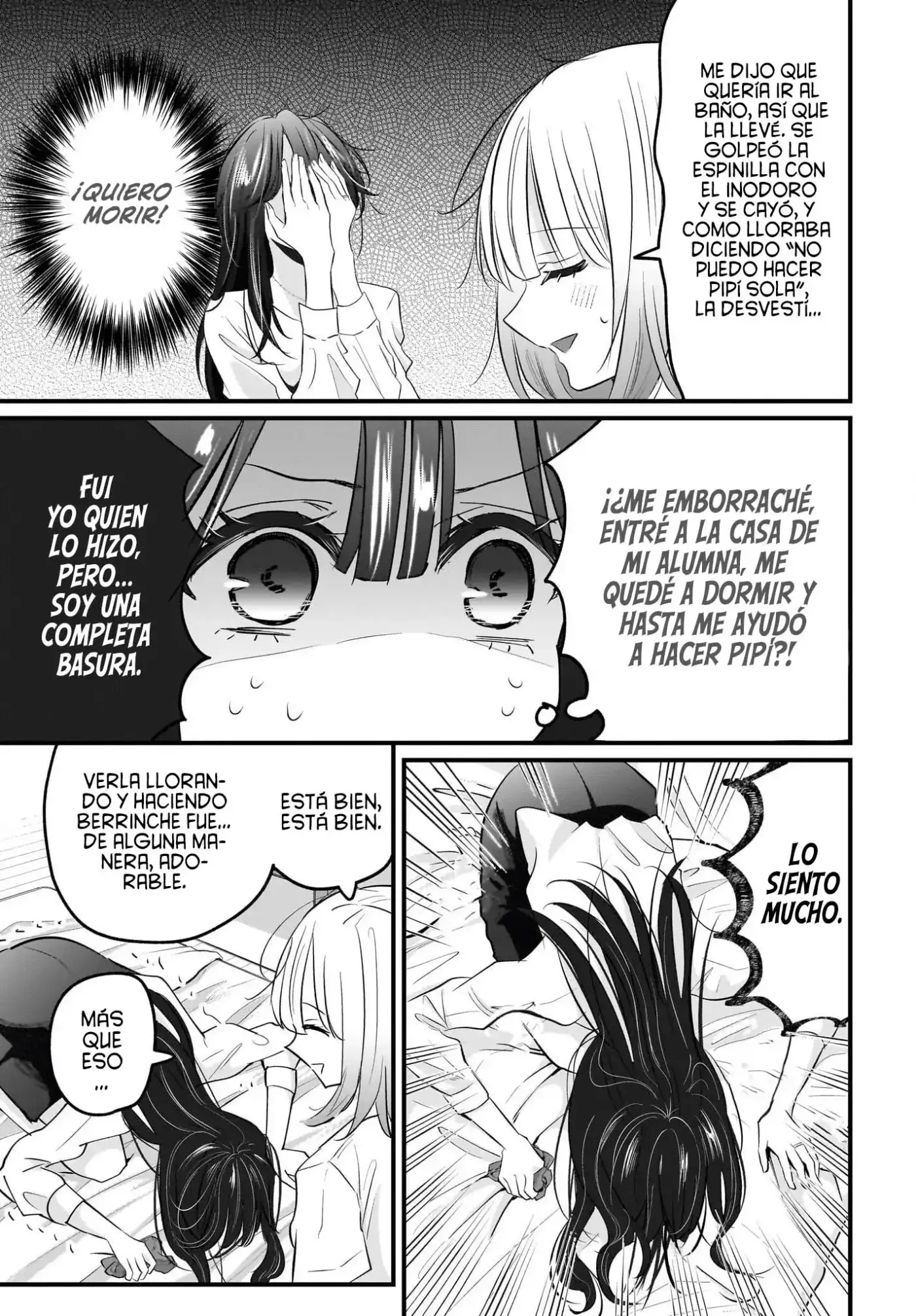 Hitozuma Kyoushi ga Oshiego no Joshikousei ni Dohamari Suru Hanash - Capítulo 3 - Página 22 - LectorTMOo